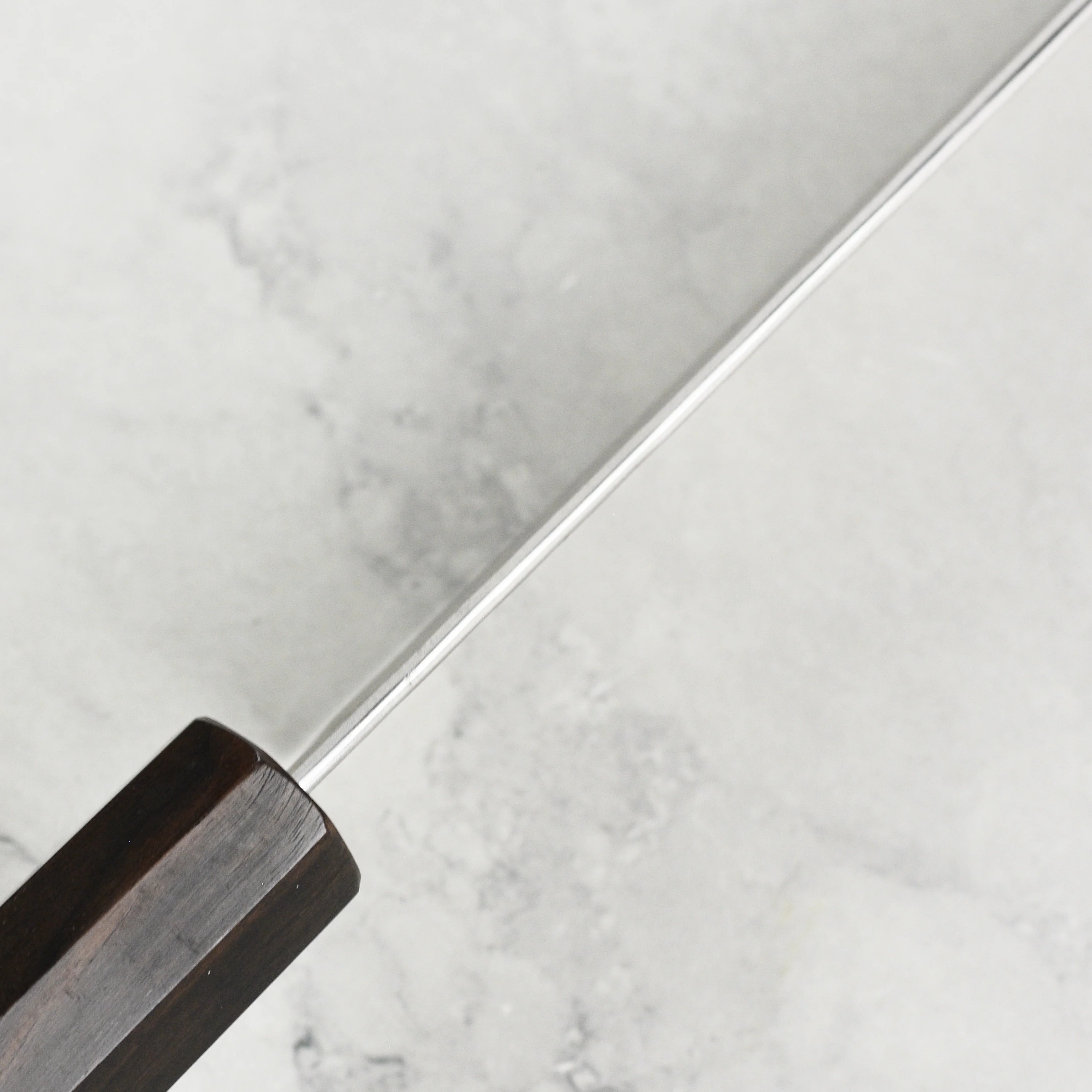 Nigara Aogami Super Migaki Tsuchime 9.4" Gyuto - Image 7