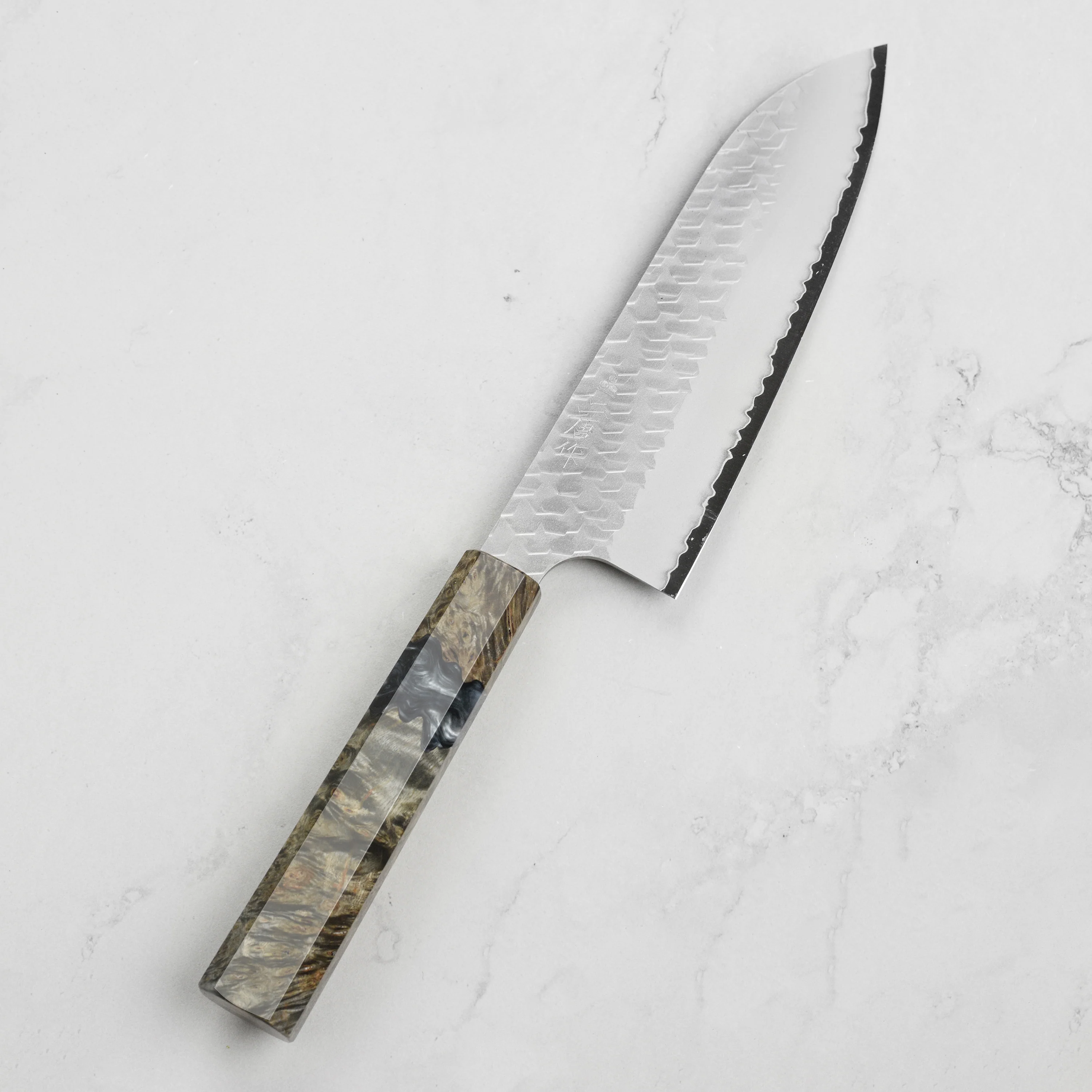 Nigara SG2 Migaki Tsuchime 7" Santoku - Image 6