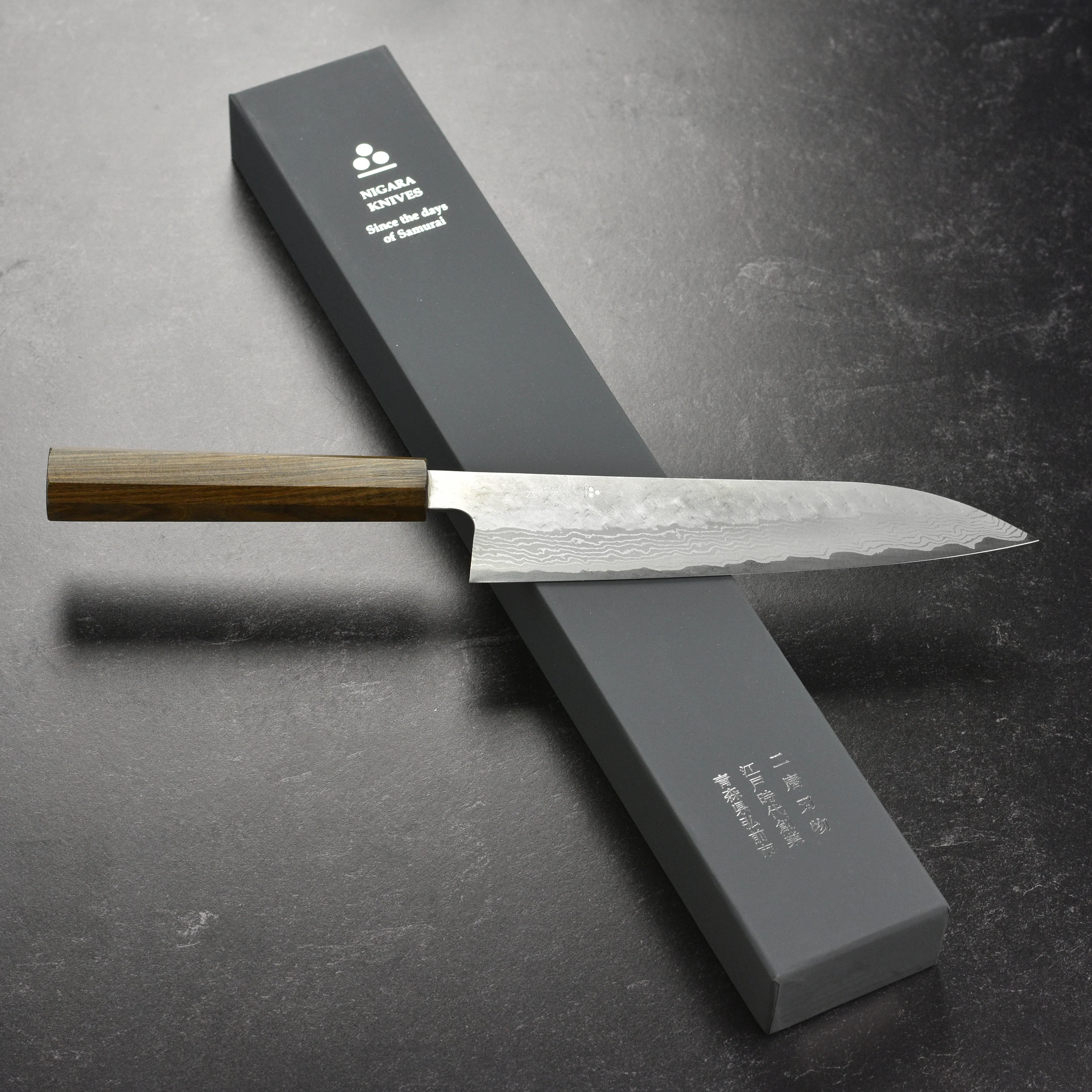Nigara VG10 Tsuchime Damascus 8.25" Gyuto - Image 6