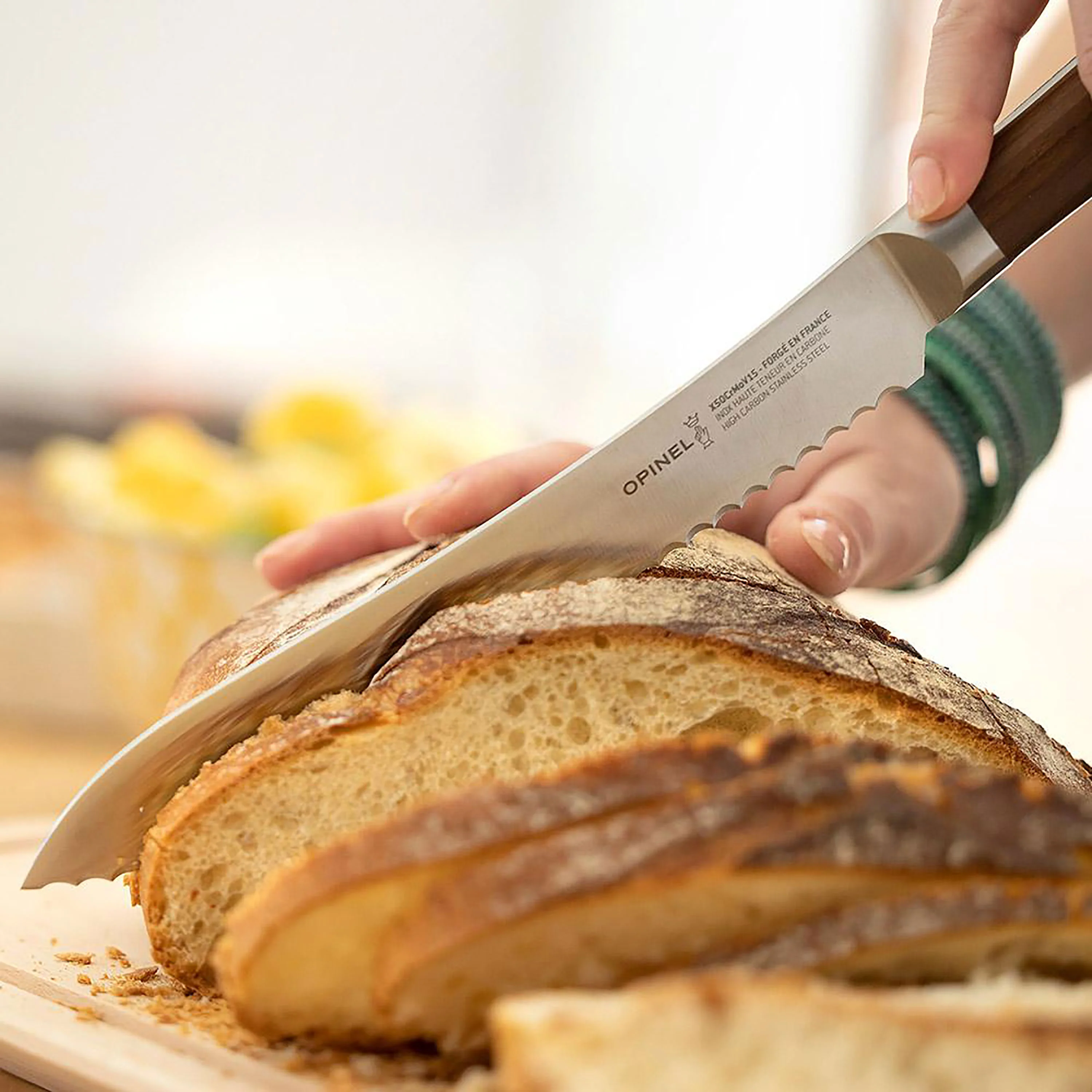Opinel Forged 1890 8" Bread Knife - Image 7