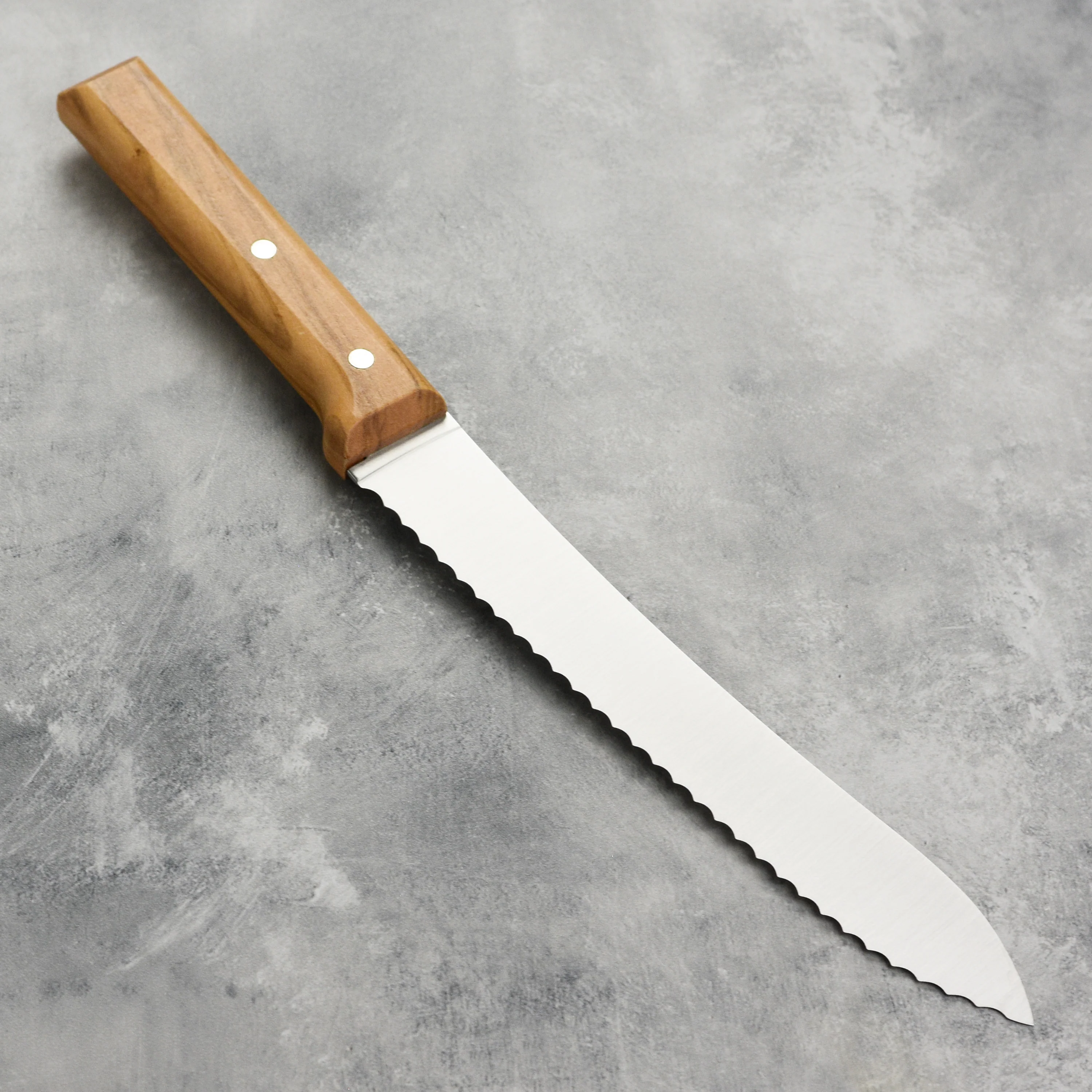 Opinel Parallele Olivewood 8.25" Bread Knife - Image 7
