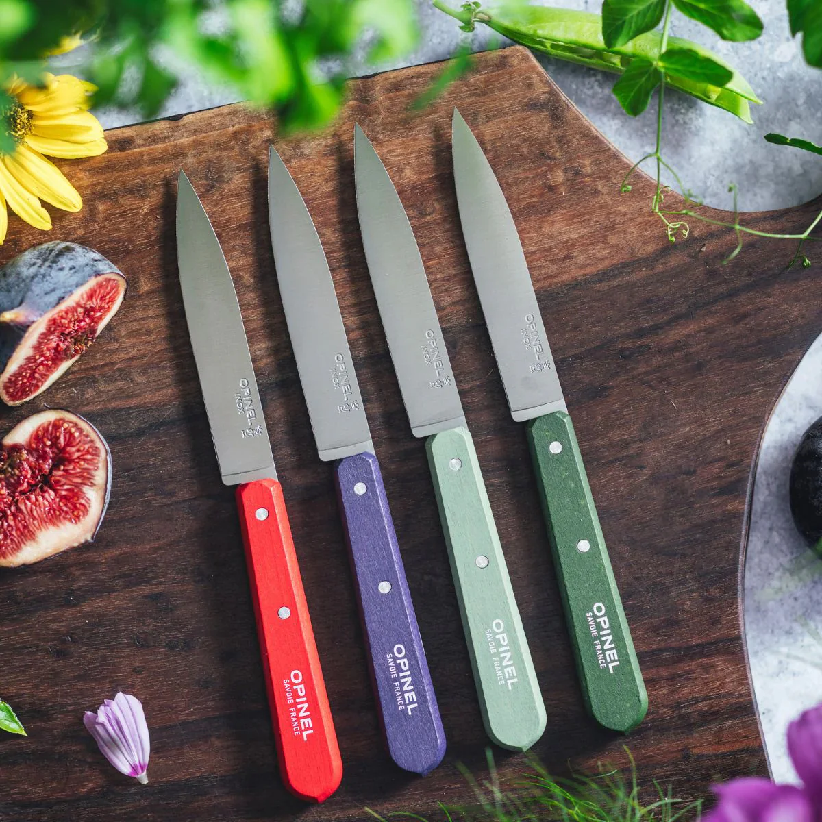 Opinel 4 Piece Paring Knife Set - Image 2