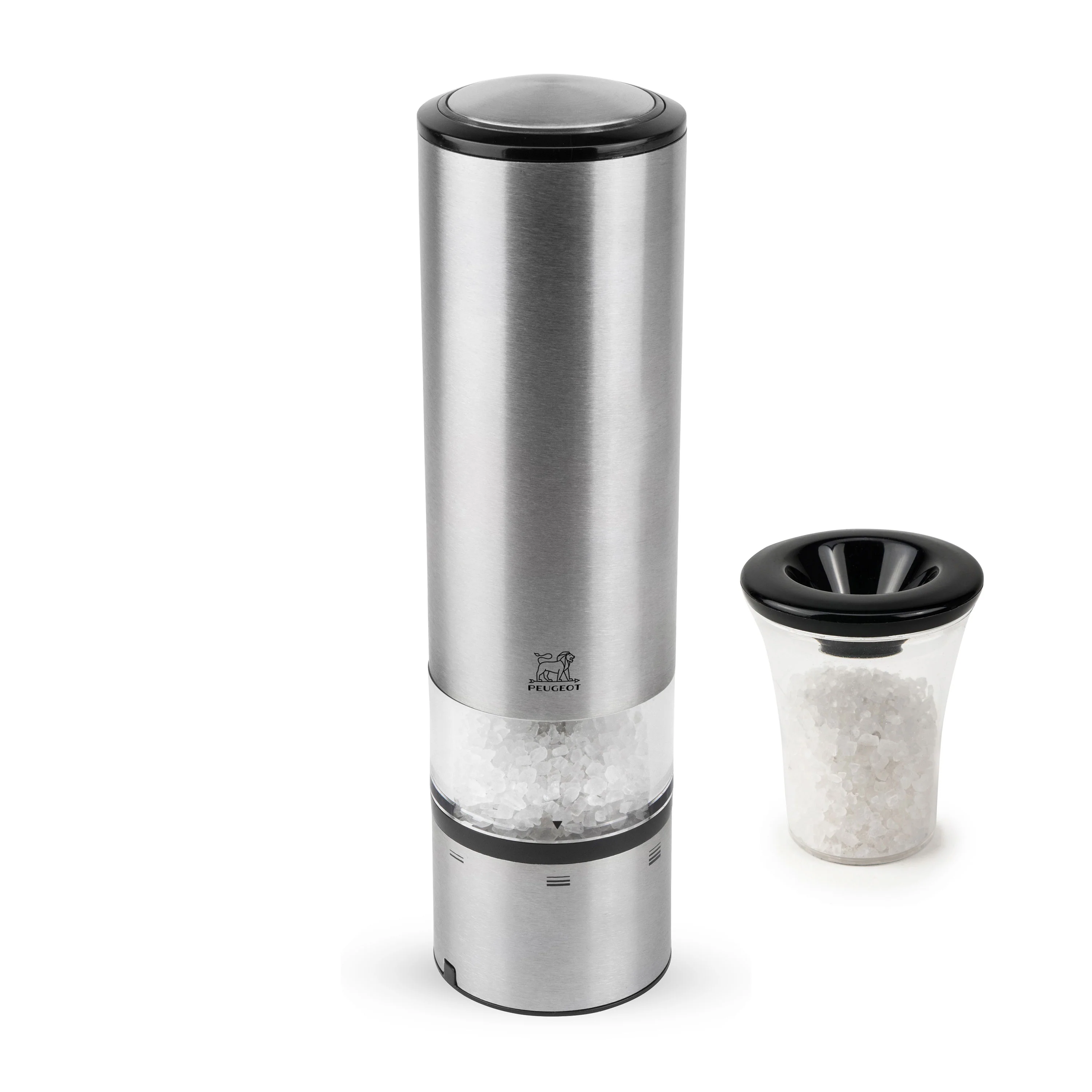Peugeot Elis Sense 8" Stainless Steel Electric Salt Mill - Image 4