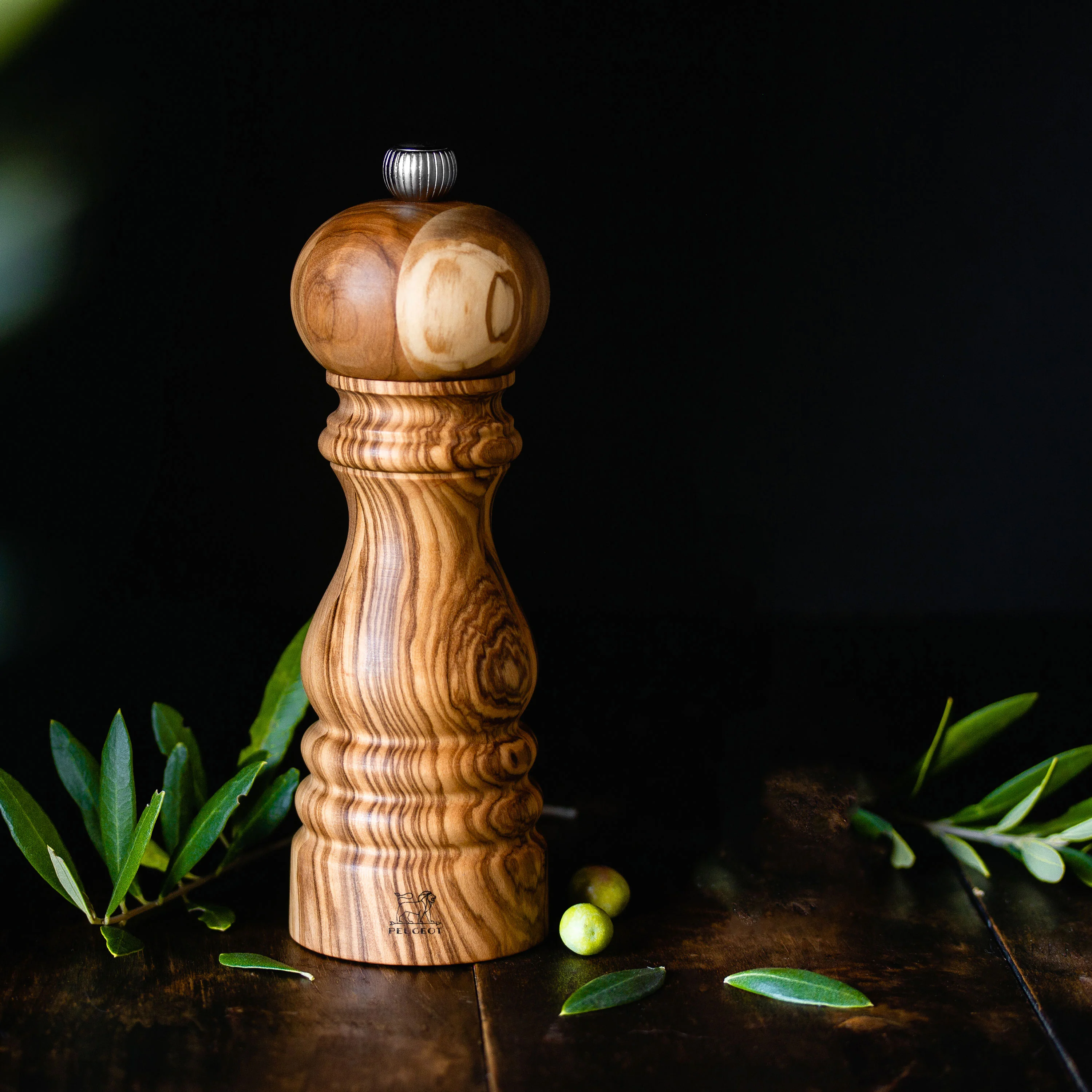 Peugeot Paris Olivewood 8.75" Salt & Pepper Mill Set - Image 3