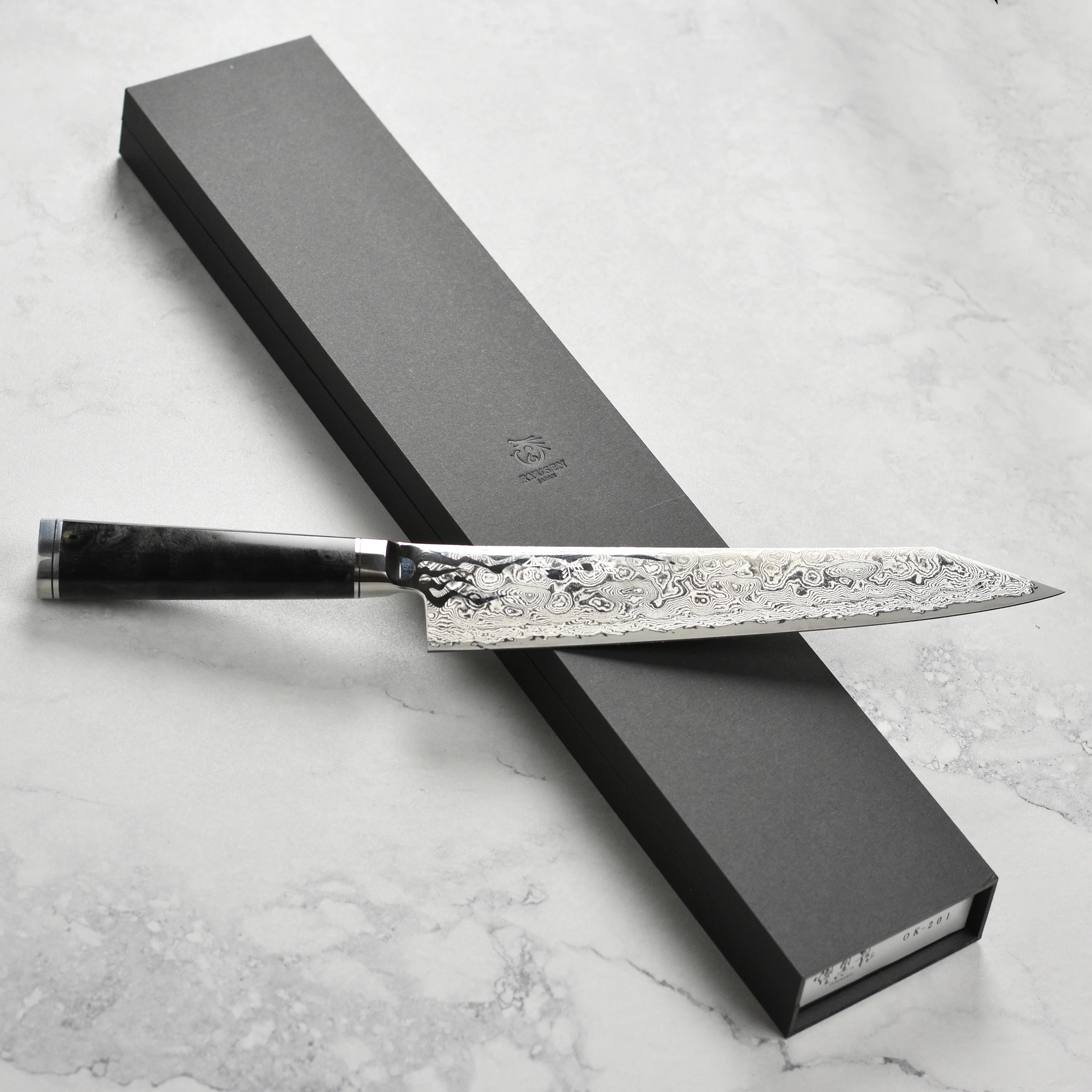 Ryusen Oukoku Ryu MT 9.4" Gyuto - Image 7