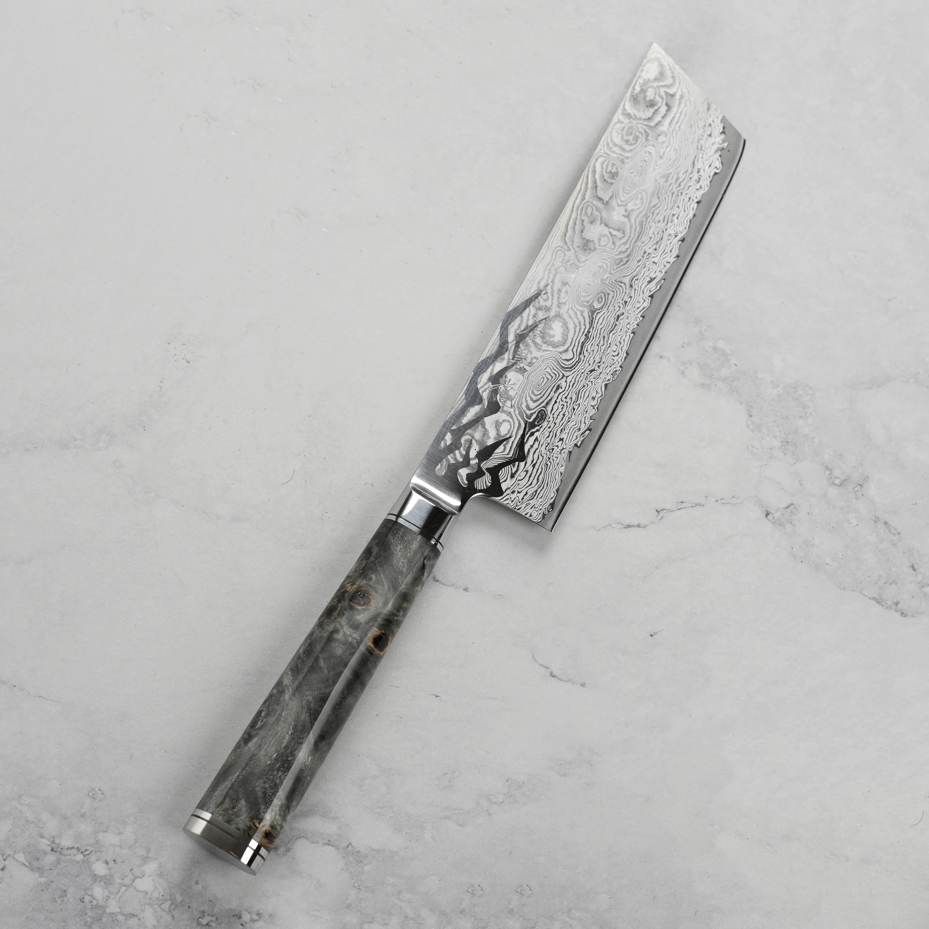 Ryusen Oukoku Ryu MT 6.1" Nakiri - Image 8