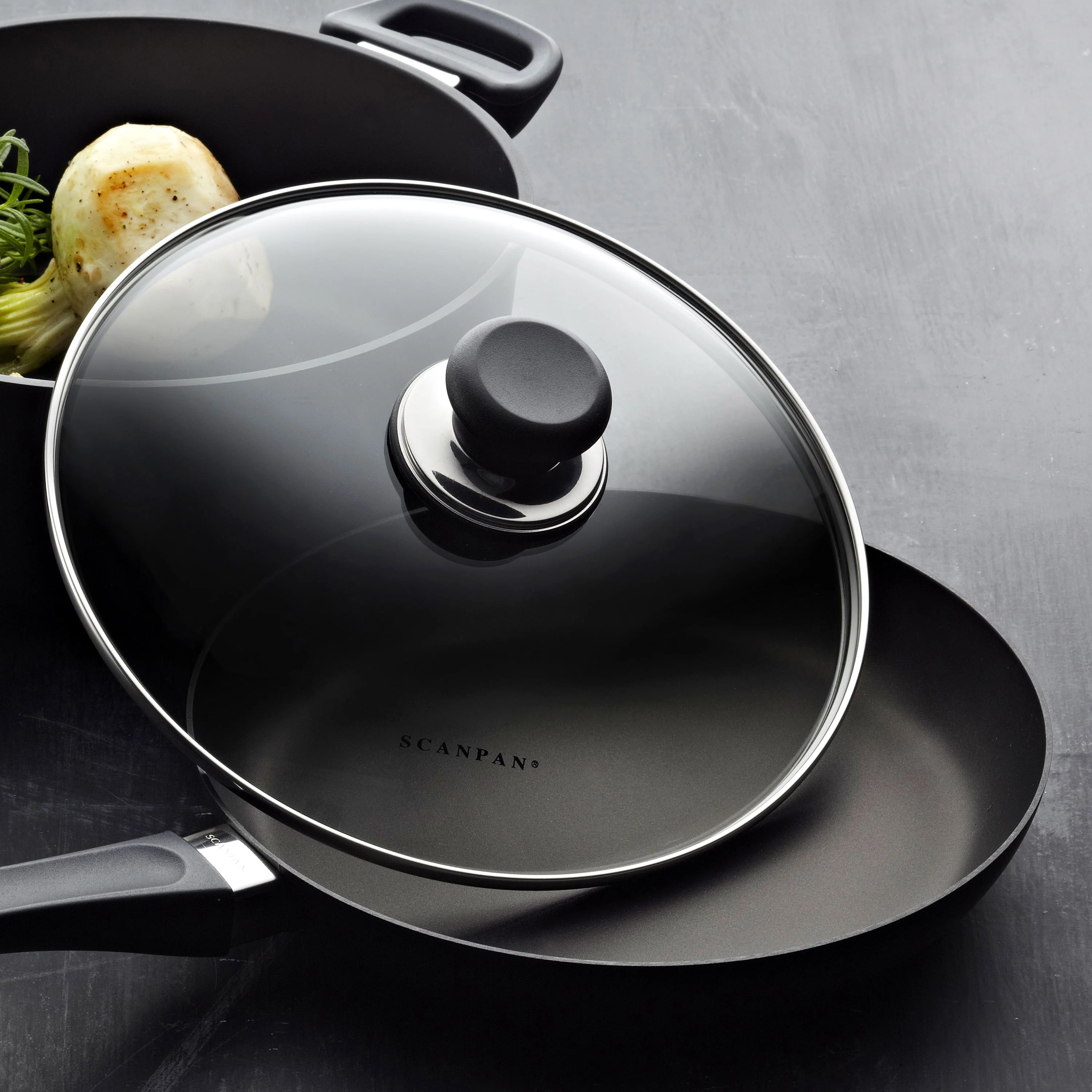 Scanpan Classic 8 & 10.25" Nonstick Fry Pan Set with Lids - Image 5