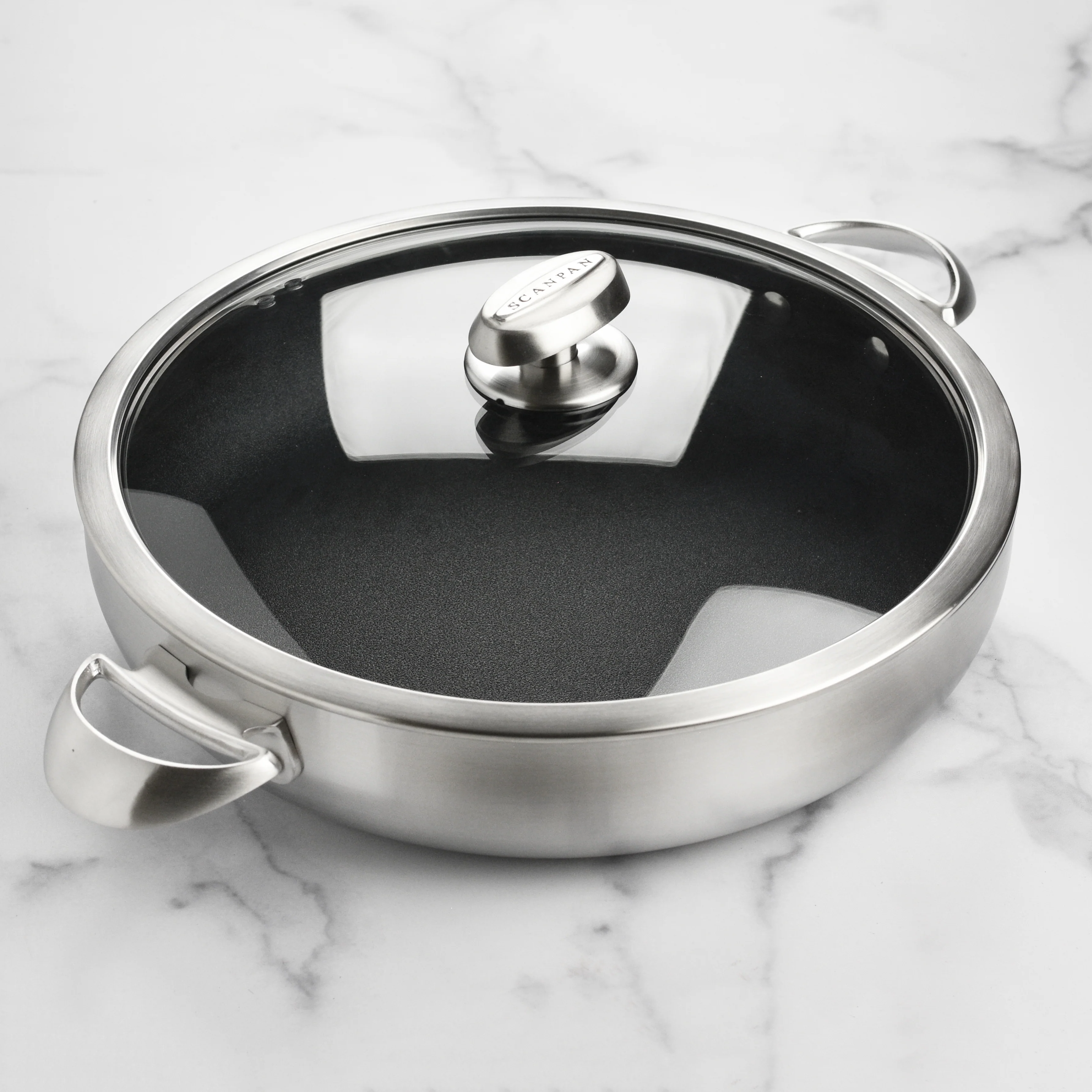 Scanpan CX+ 5.5-quart Stainless Steel Nonstick Braiser - Image 5