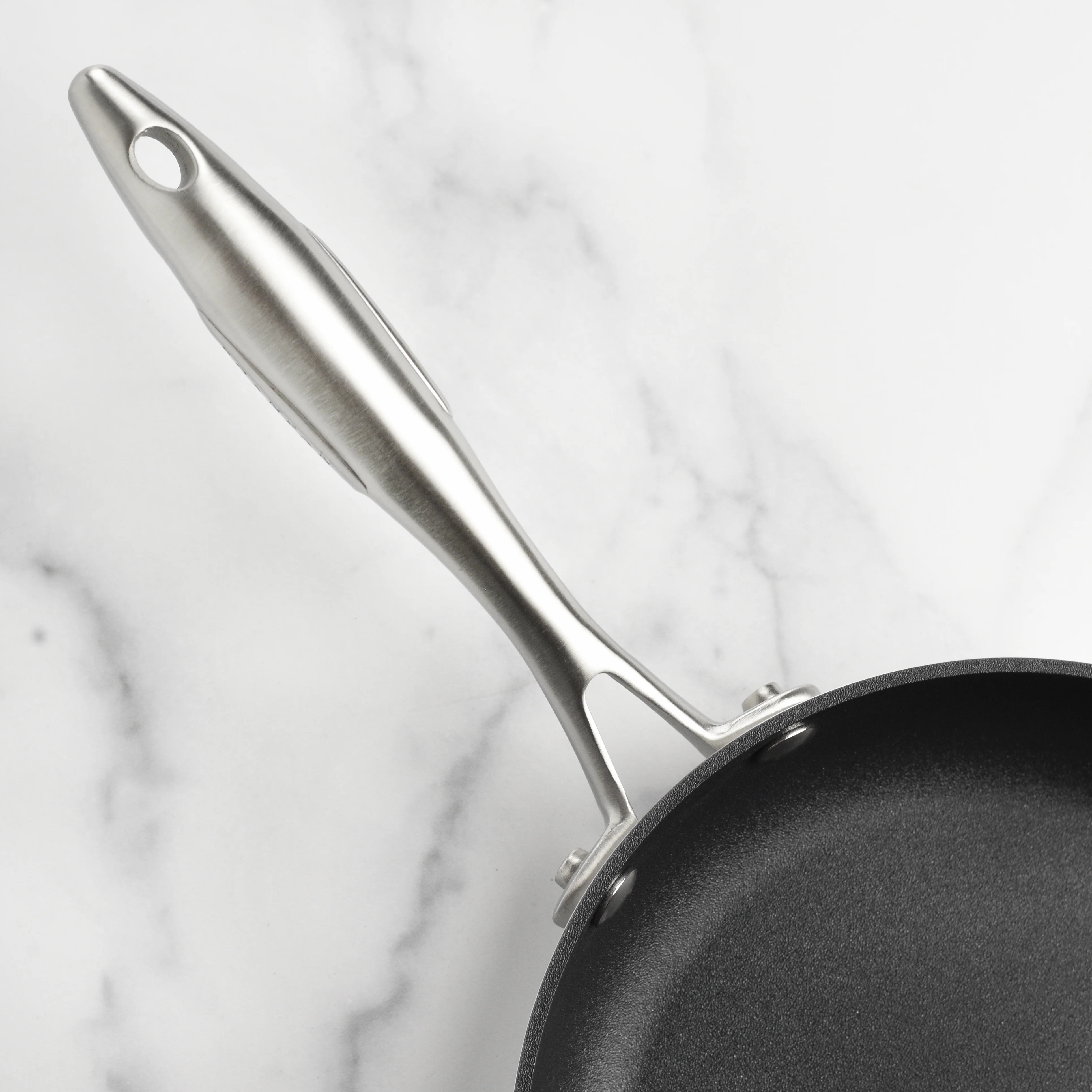 Scanpan CX+ 8 & 10.25" Stainless Steel Nonstick Fry Pan Set with Lids - Image 6