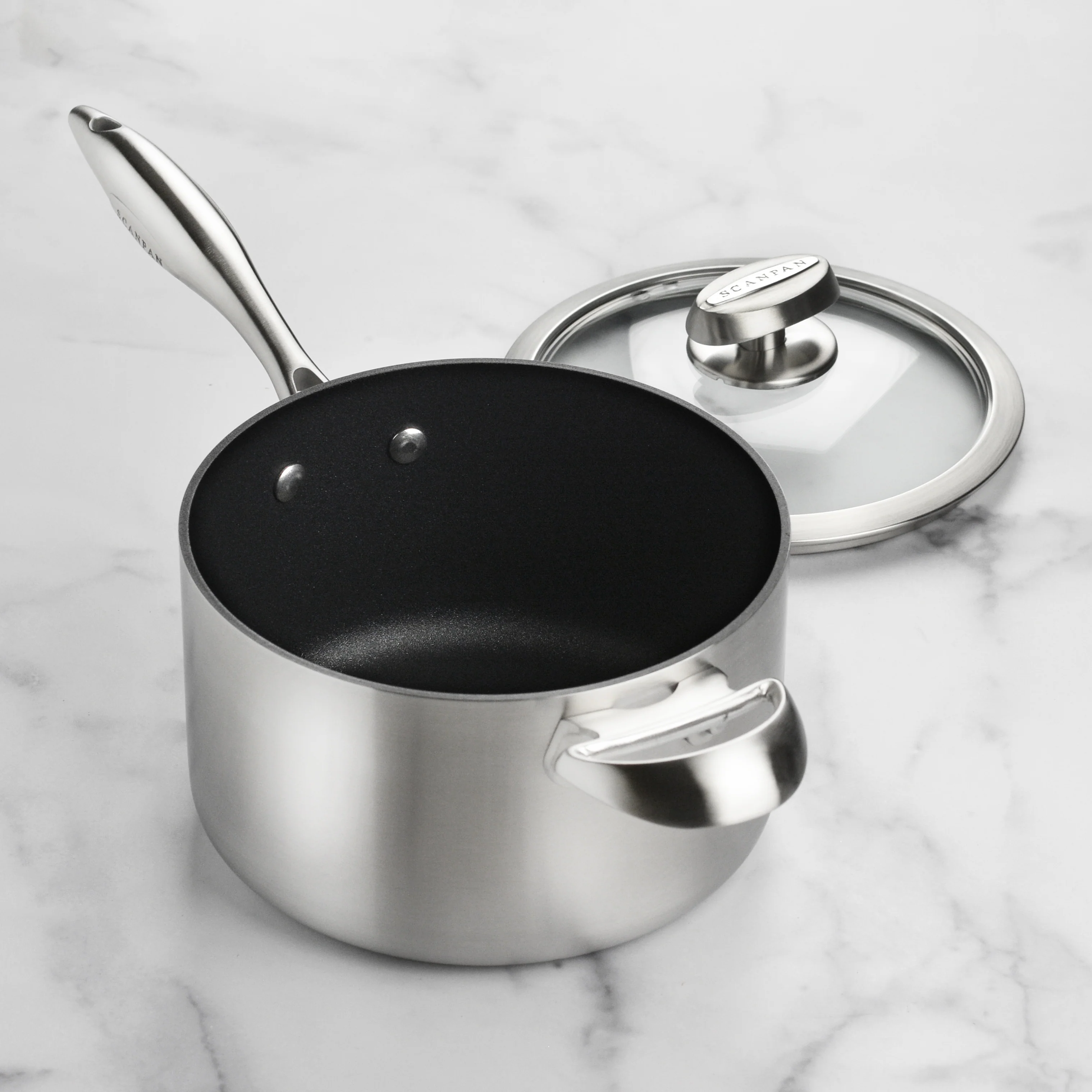 Scanpan CX+ 4-quart Stainless Steel Nonstick Saucepan - Image 4