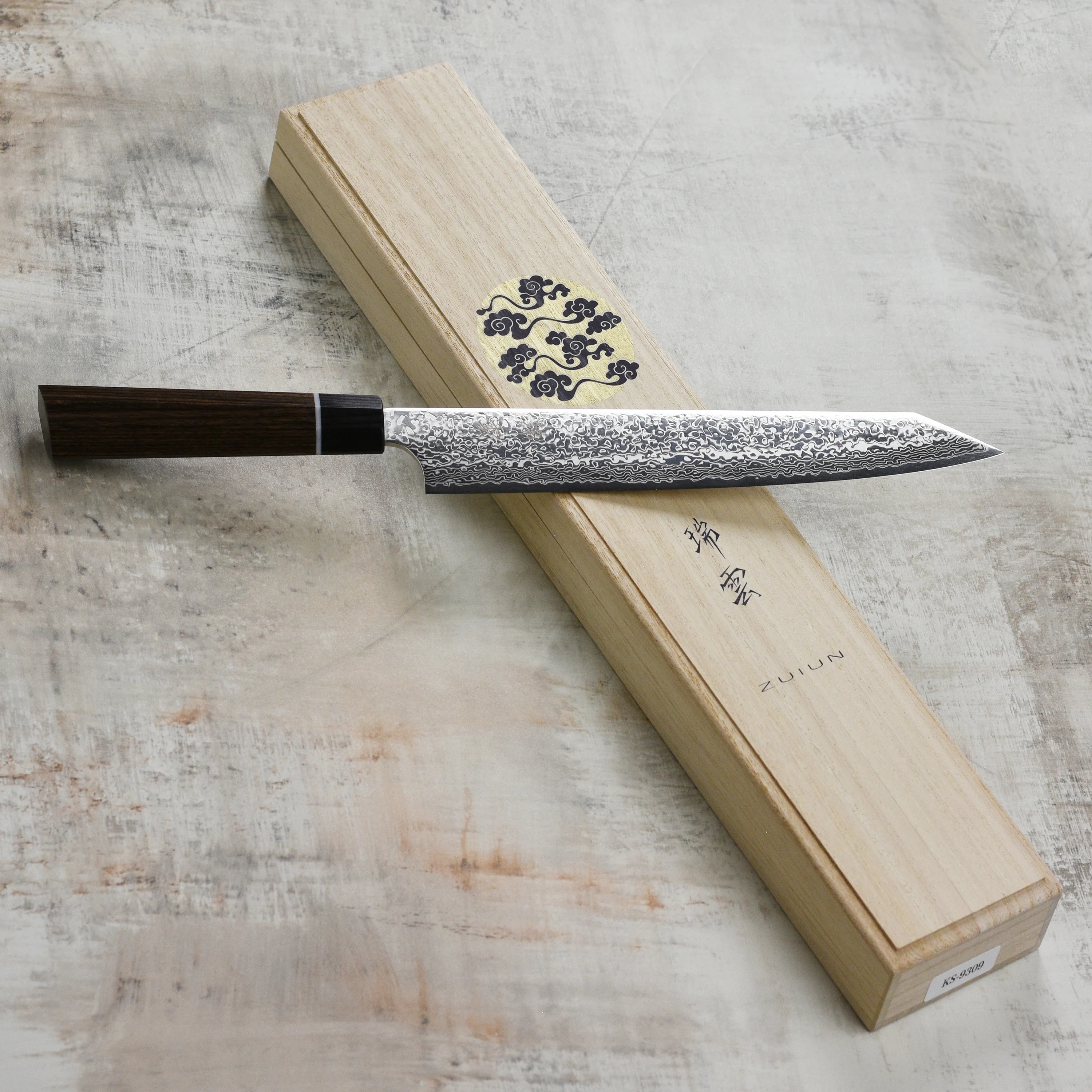 Seki Kanetsugu Zuiun SG2 9.4" Kiritsuke Sujihiki - Image 10