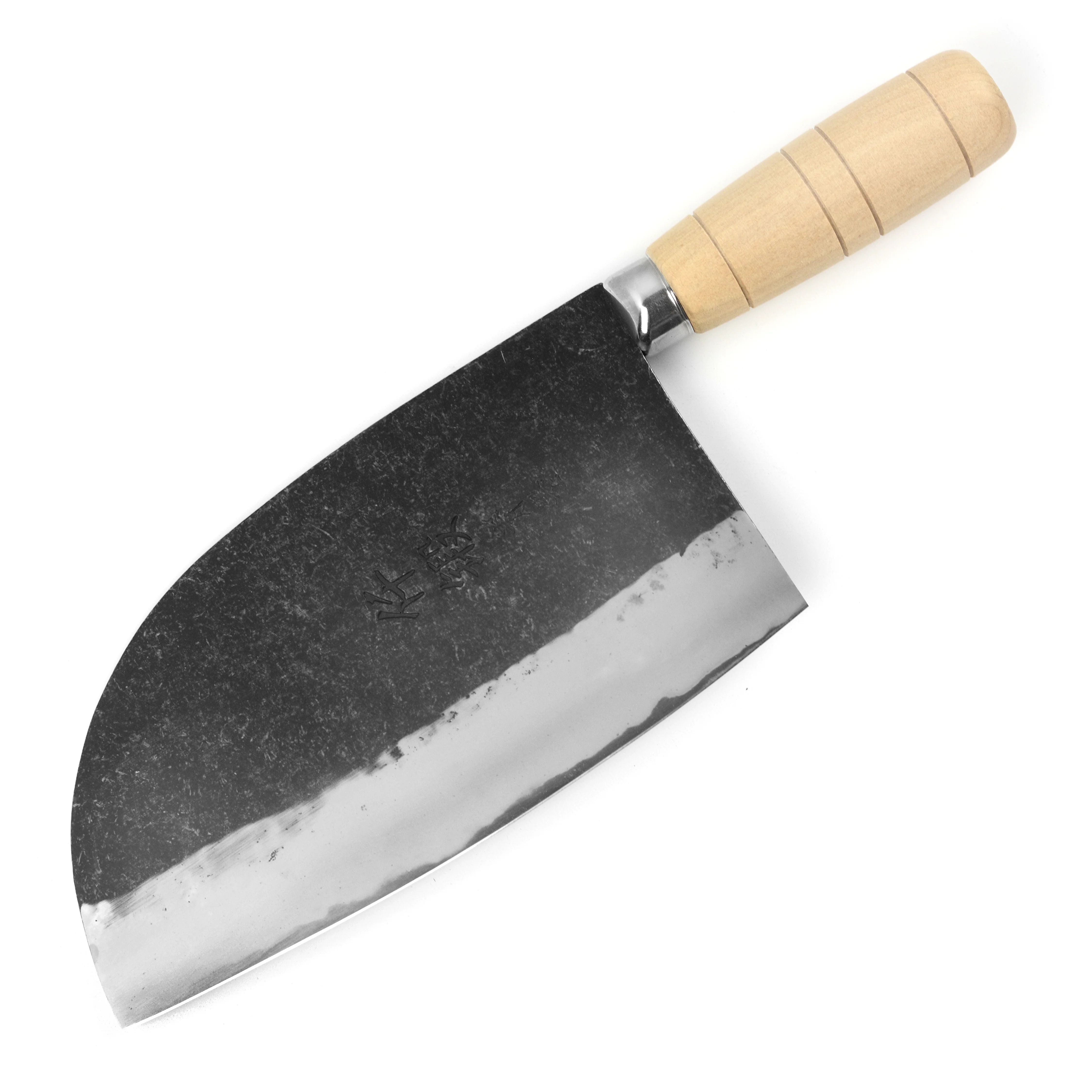 Sentan Forged Aogami #2 Kurouchi 7.5" Santoku Cleaver - Image 7