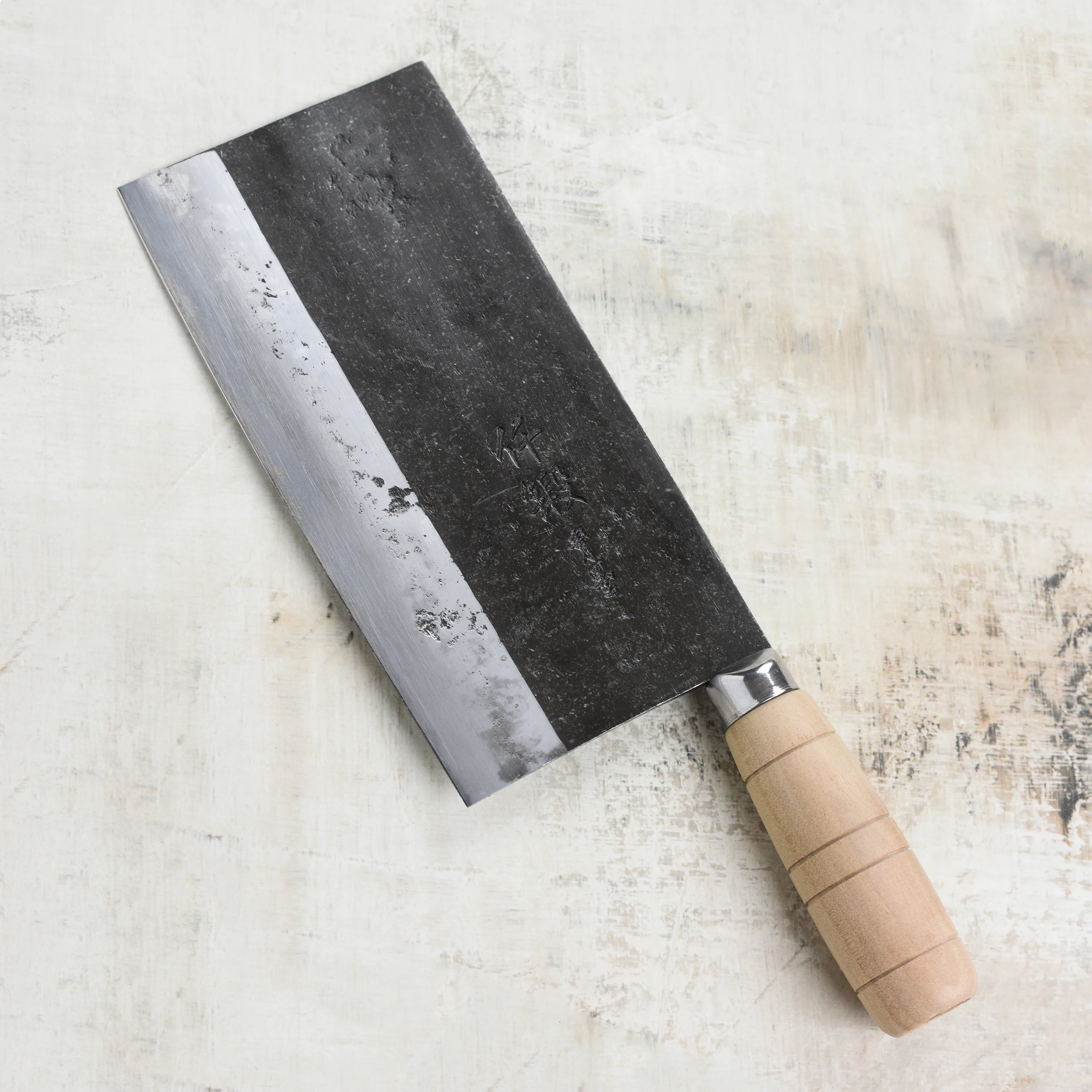 Sentan Forged Aogami #2 Kurouchi 7.5" Chinese Cleaver - Image 3