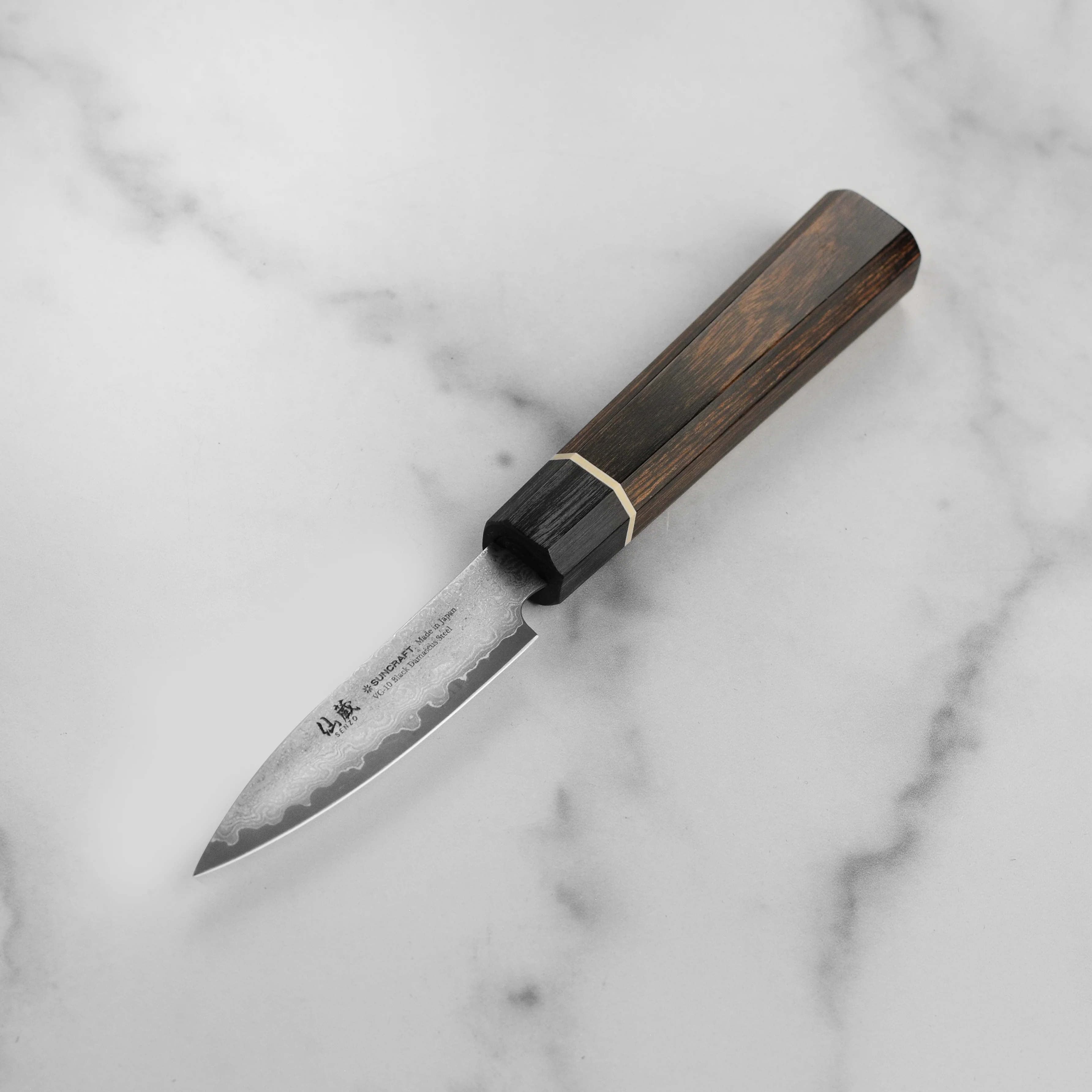 Senzo Black Damascus 3.1" Paring Knife - Image 6