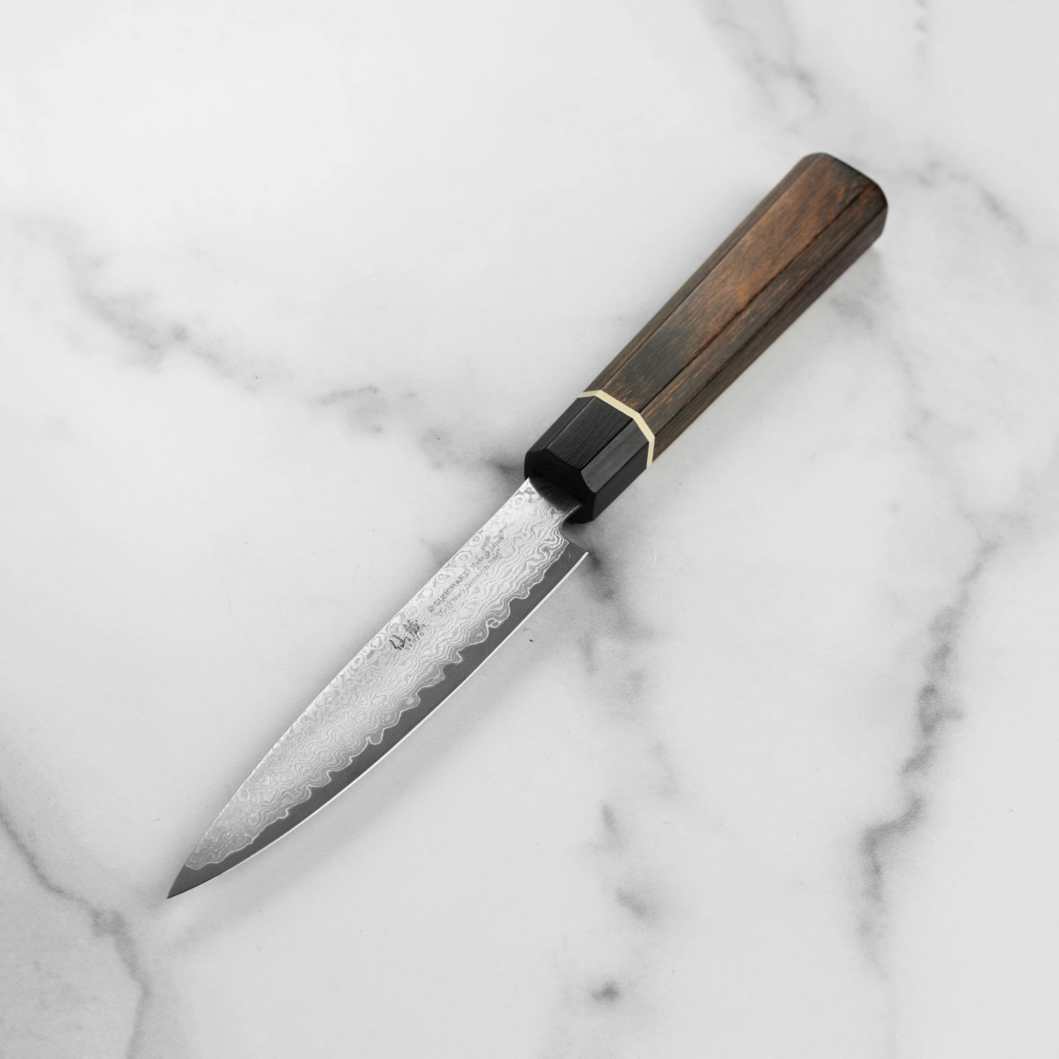 Senzo Black Damascus 4.75" Utility Knife - Image 5
