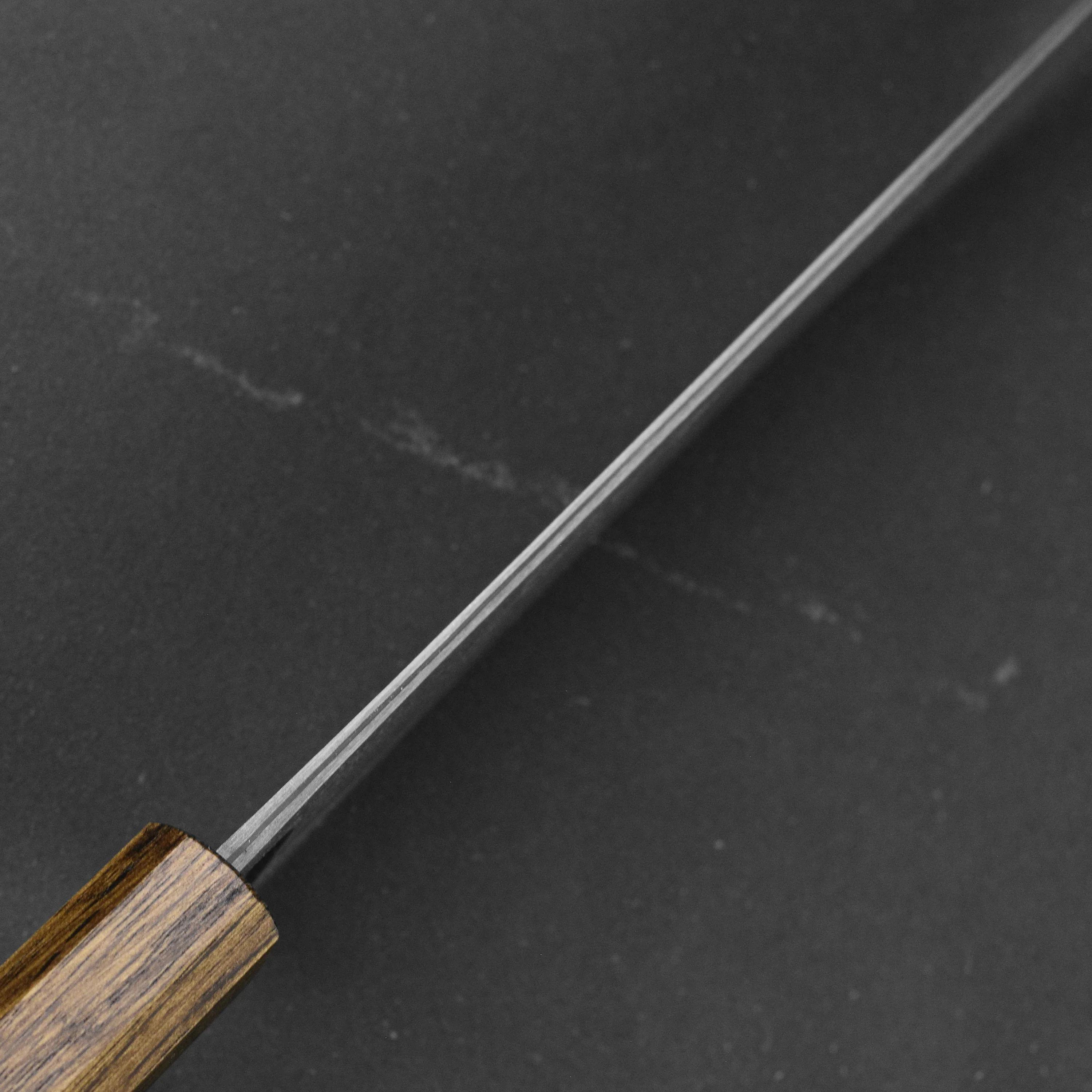 Shiro Kamo SG2 Kurozome Damascus 7" Gyuto - Image 7