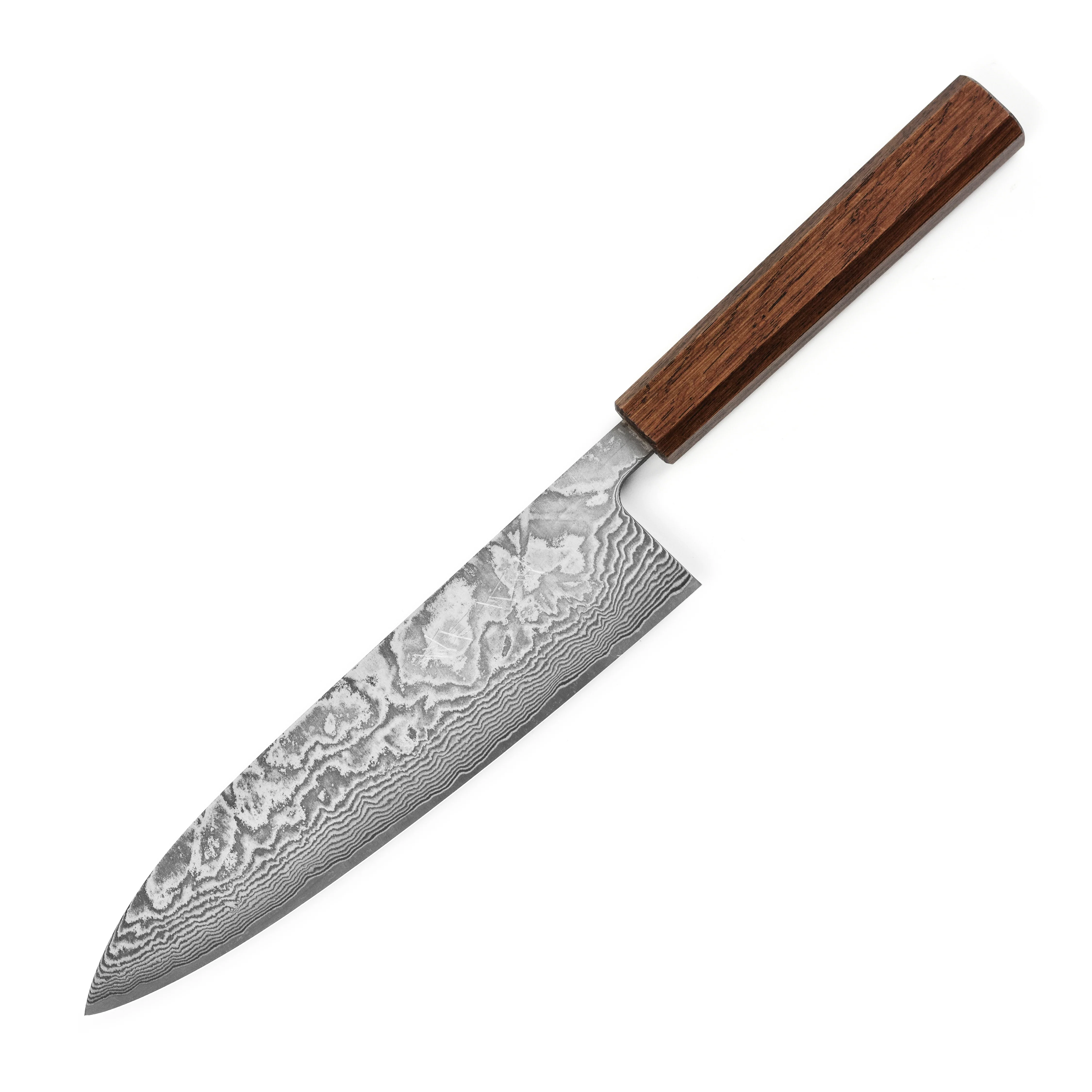 Shiro Kamo SG2 Kurozome Damascus 8.25" Gyuto - Image 9