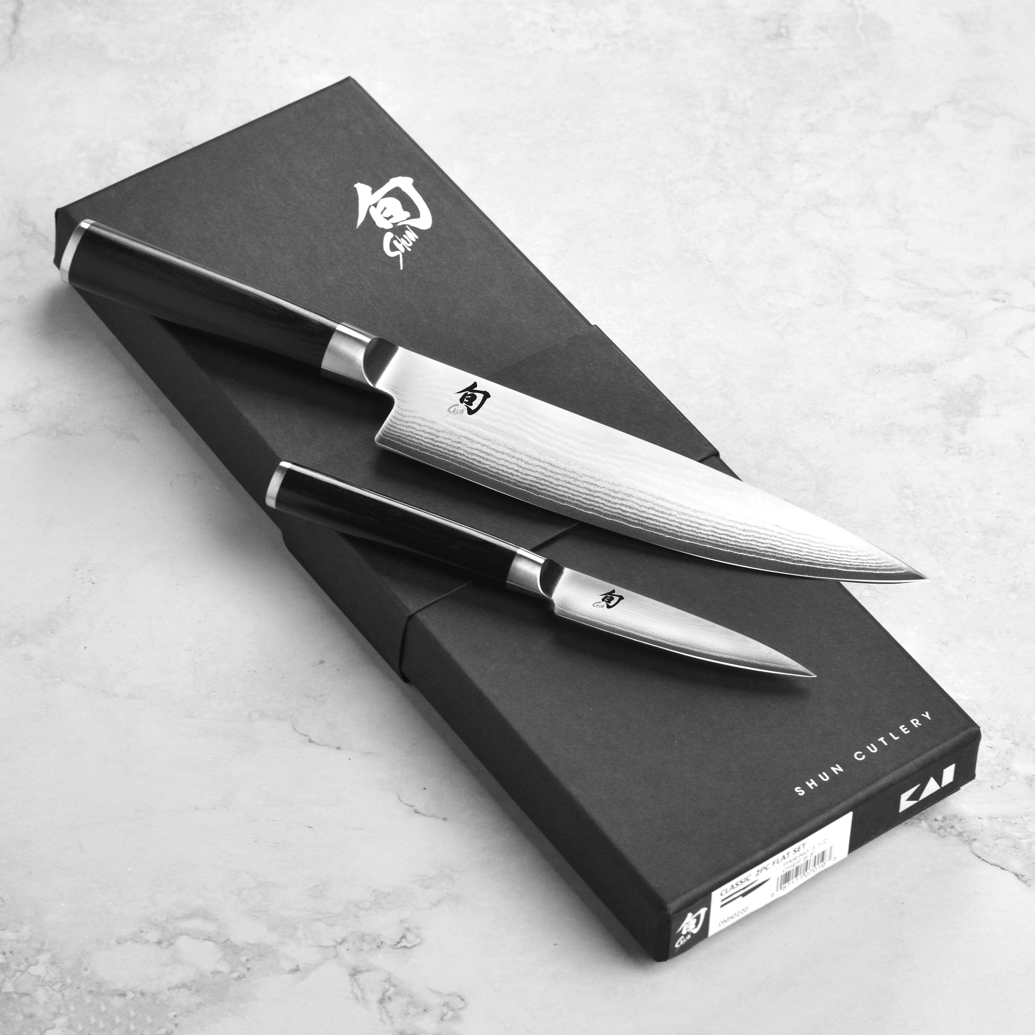 Shun Classic Chef's & Paring Knife Set - Image 3