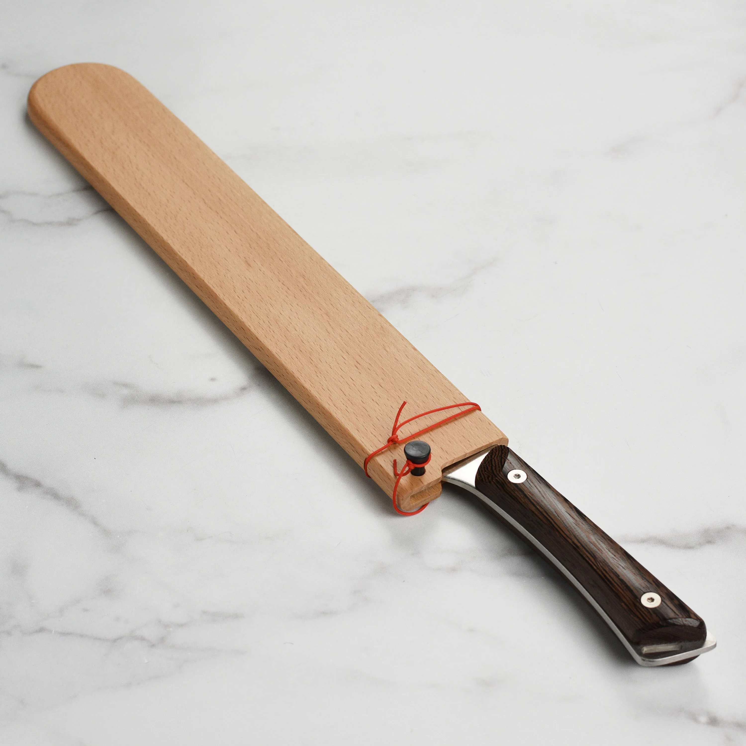 Shun Kanso 12" Hollow Edge Brisket Knife with Saya - Image 9