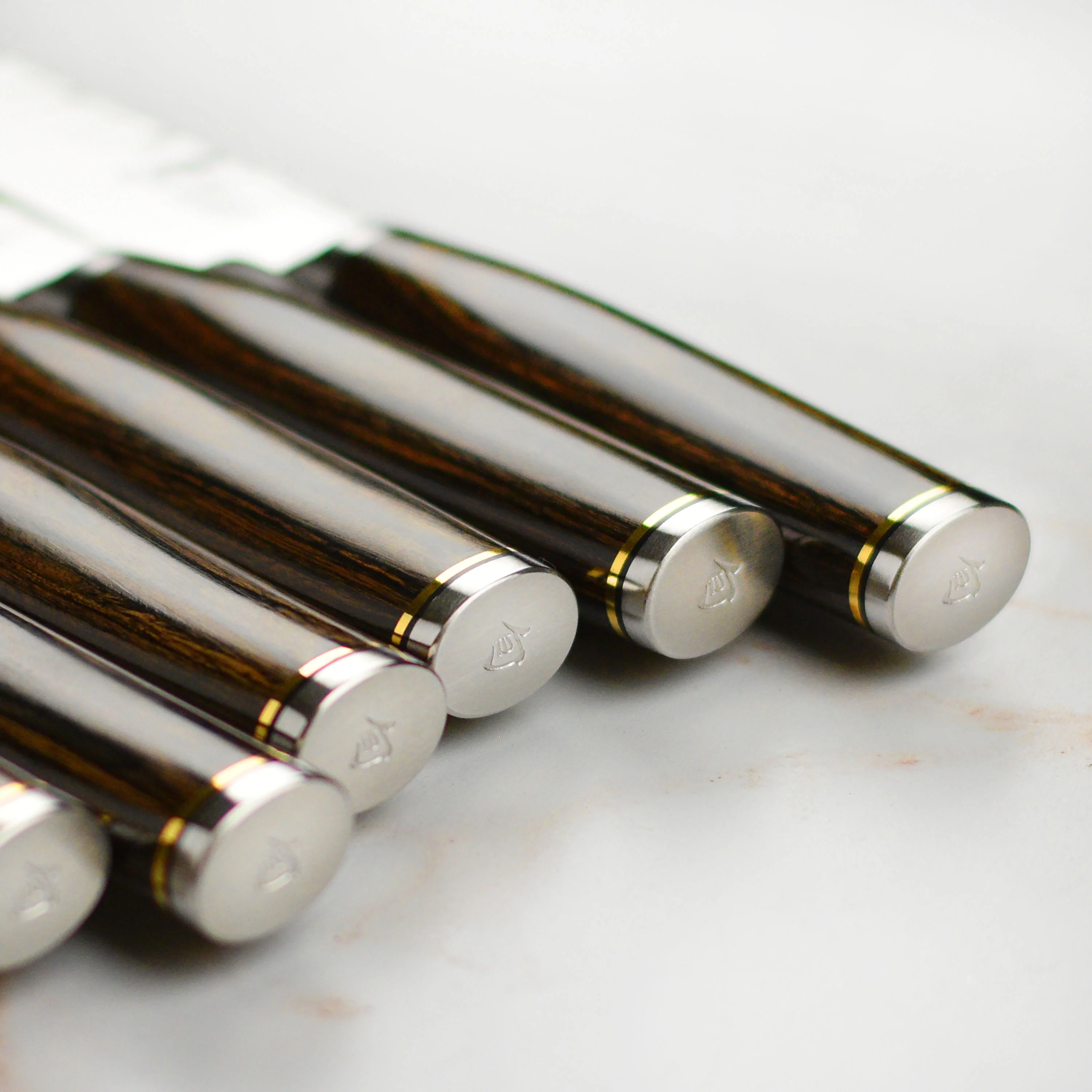 Shun Premier 6 Piece Steak Knife Set with Block - Image 3