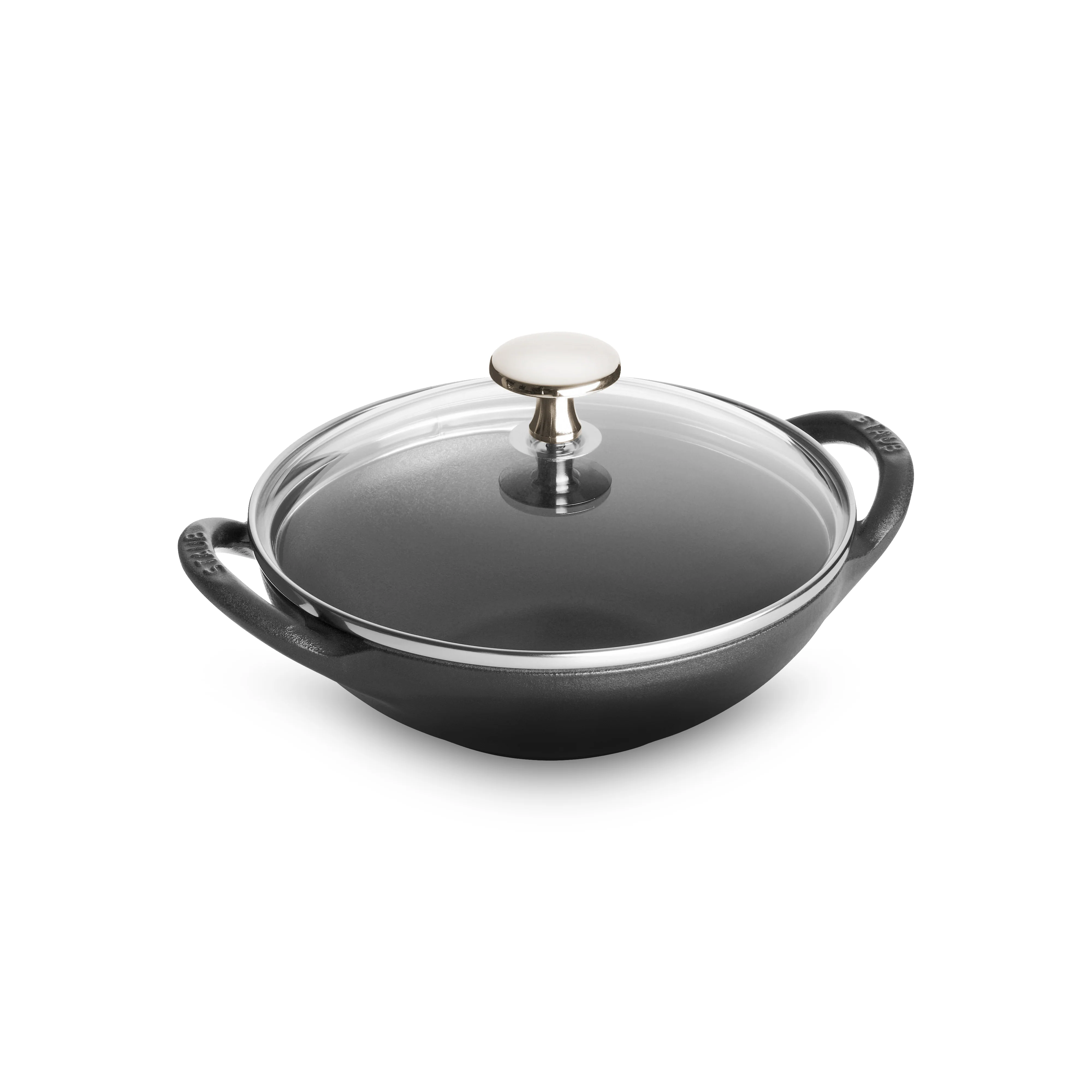 Staub 6.5" Matte Black Baby Wok - Image 7