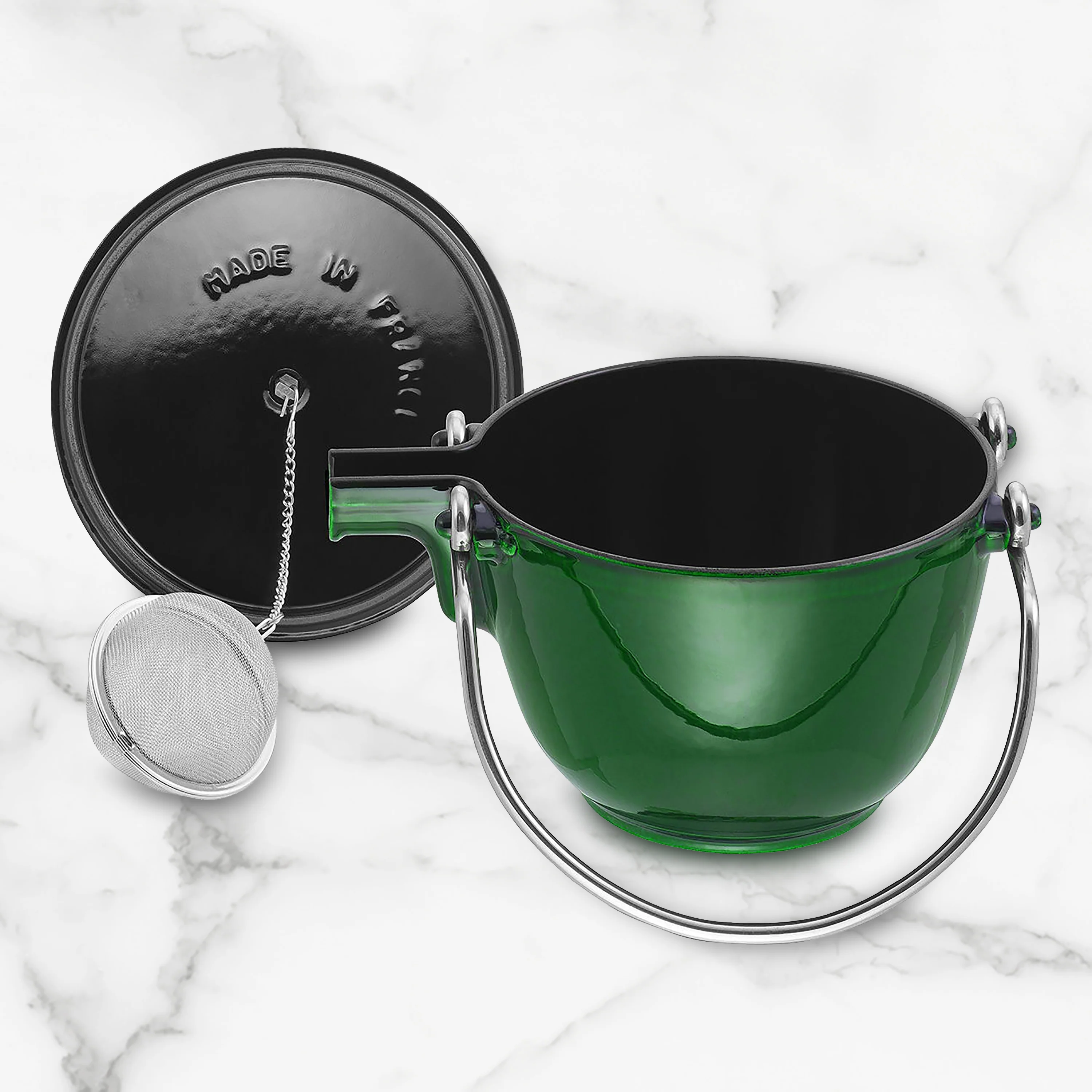 Staub 1-quart Basil La Theiere Teapot - Image 3
