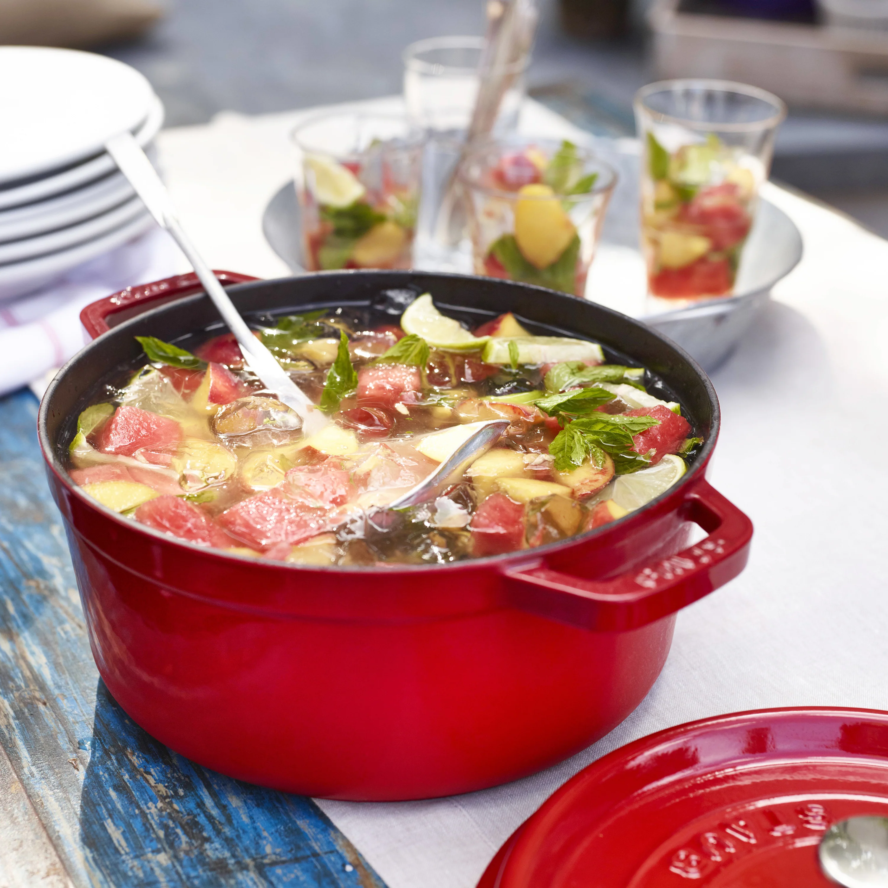 Staub 7-quart Cherry Red Round Dutch Oven - Image 7
