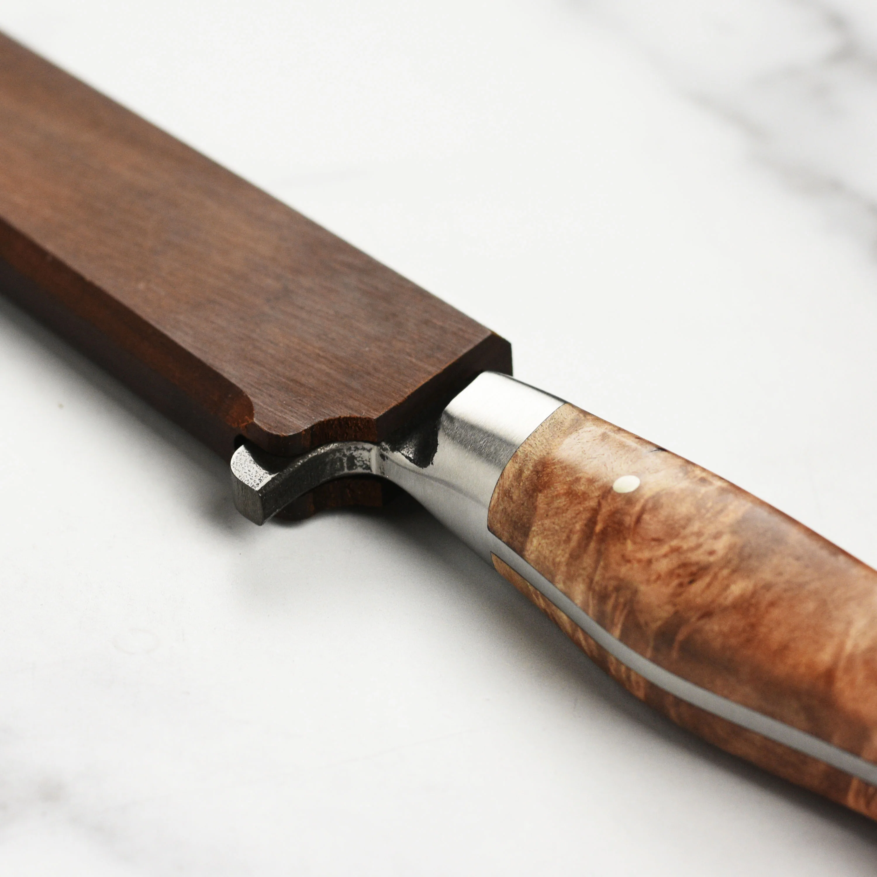 Steelport Carbon Steel 6" Boning Knife with Oregon Maple Magnetic Sheath - Image 3