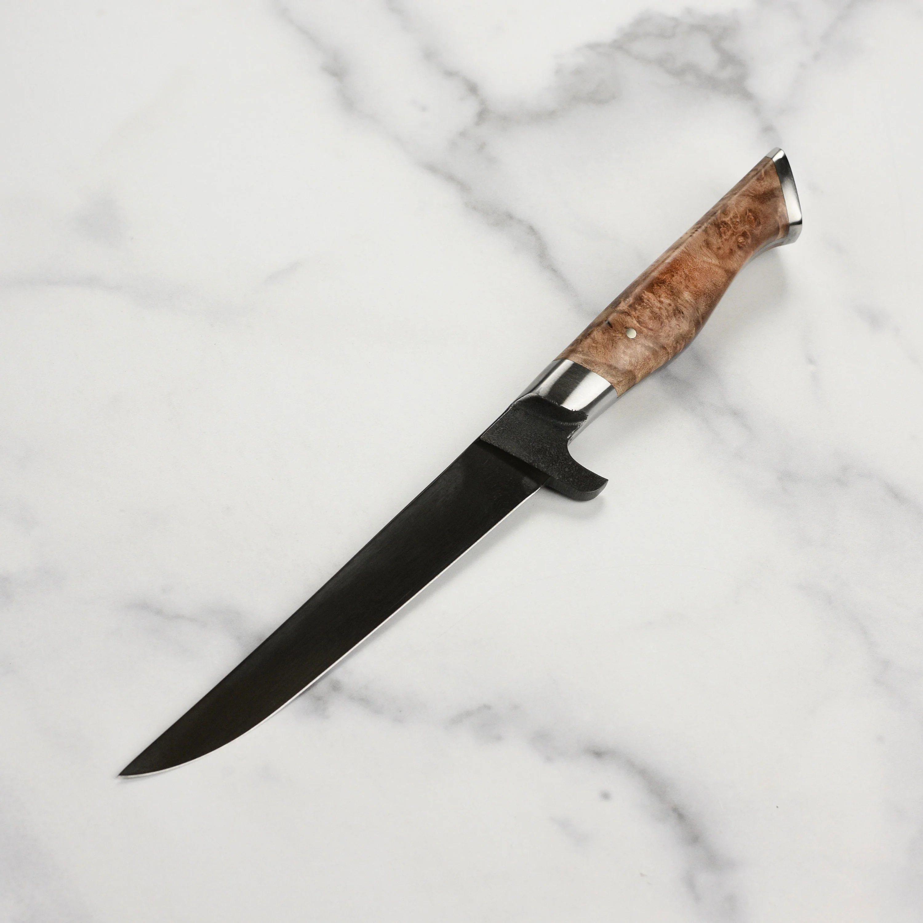 Steelport Carbon Steel 6" Boning Knife with Oregon Maple Magnetic Sheath - Image 4