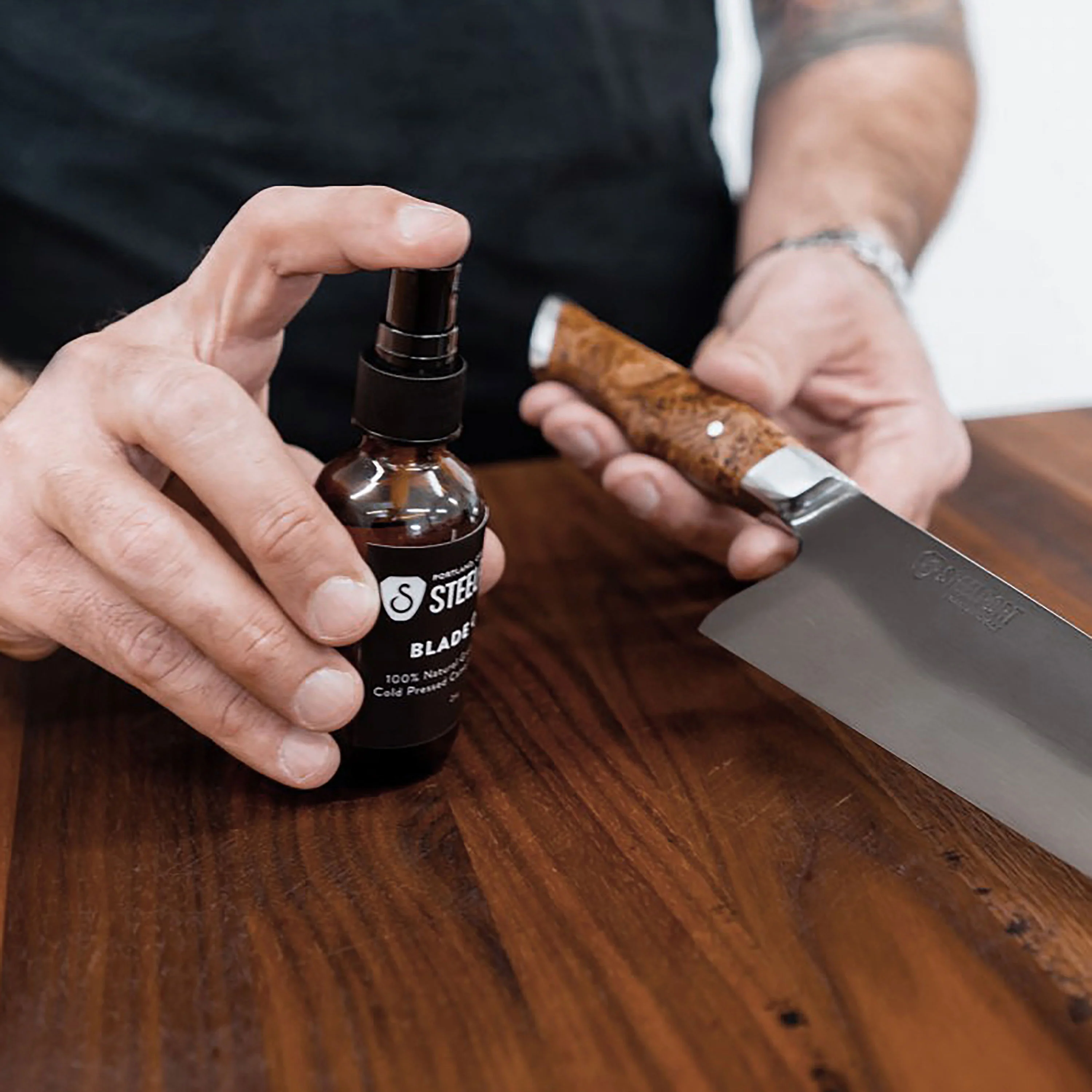 Steelport Carbon Steel 6 Piece Magnetic Knife Block Set - Image 16