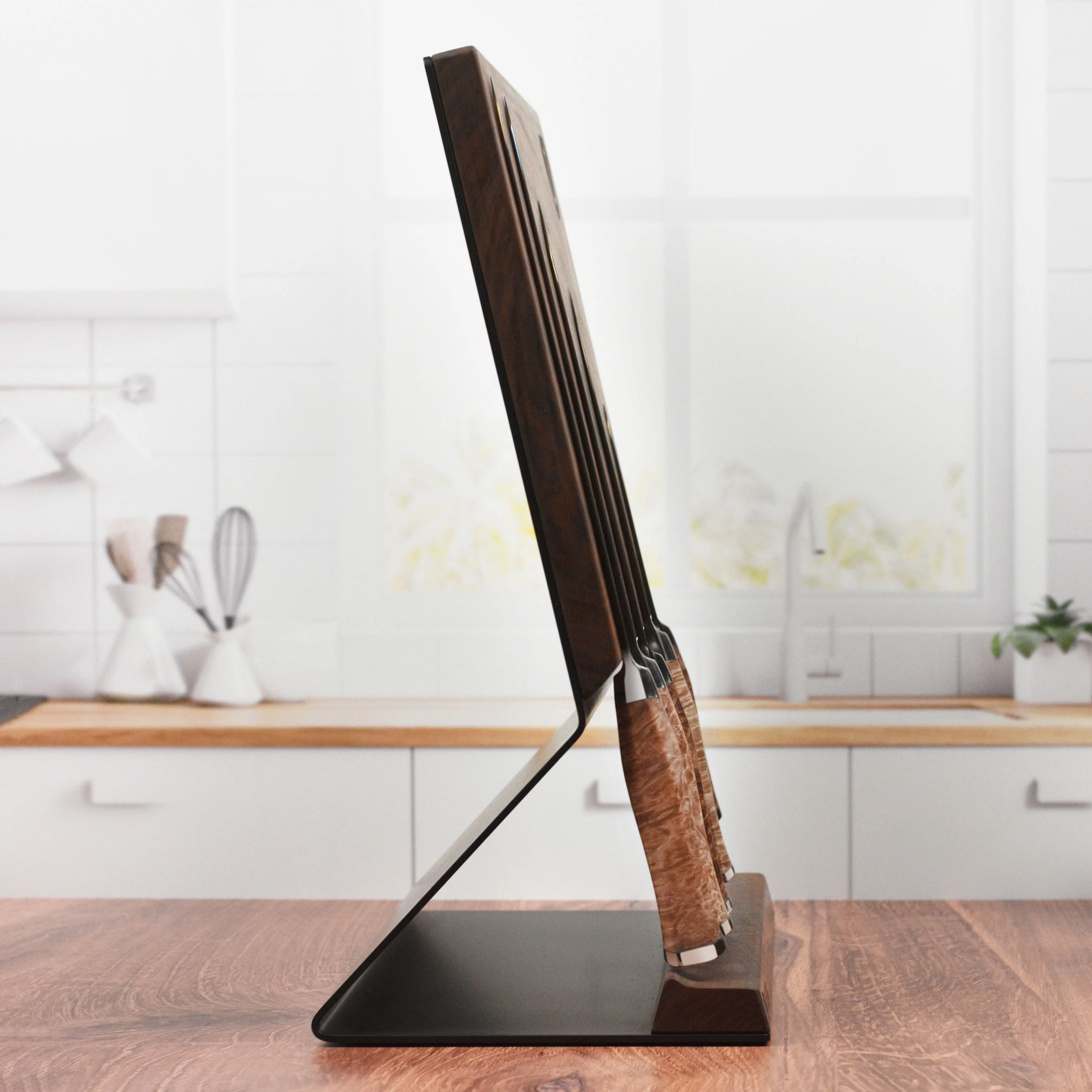 Steelport Carbon Steel 6 Piece Magnetic Knife Block Set - Image 6