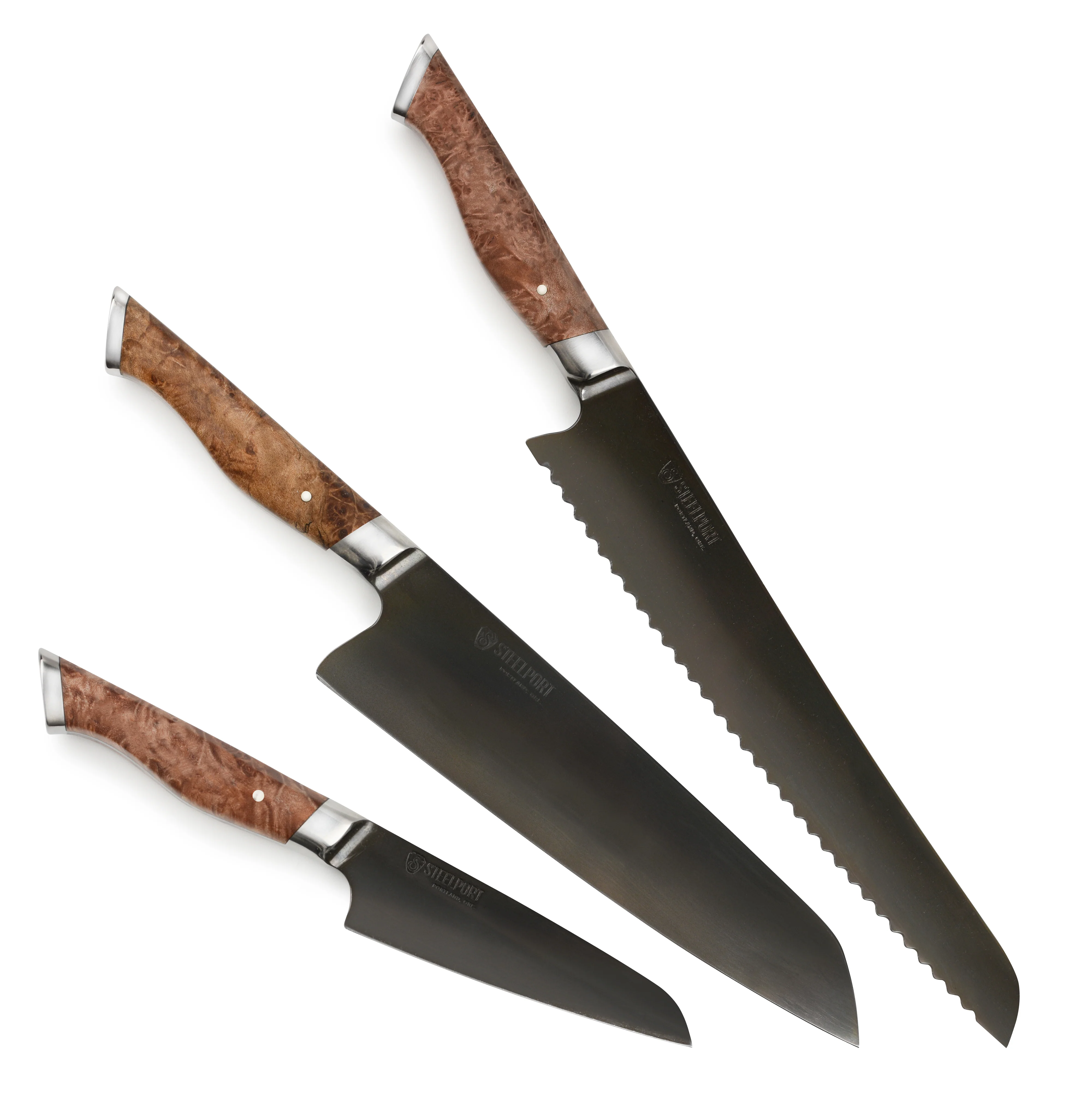 Steelport Carbon Steel 3 Piece Knife Set - Image 7