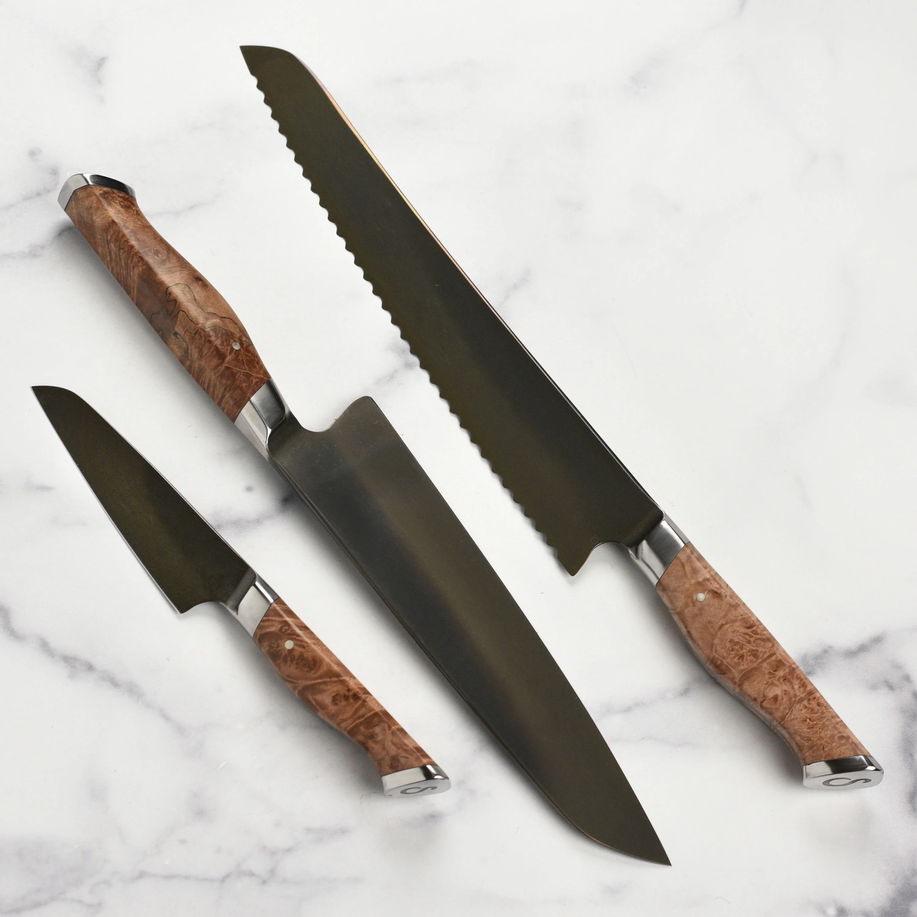 Steelport Carbon Steel 3 Piece Knife Set - Image 9