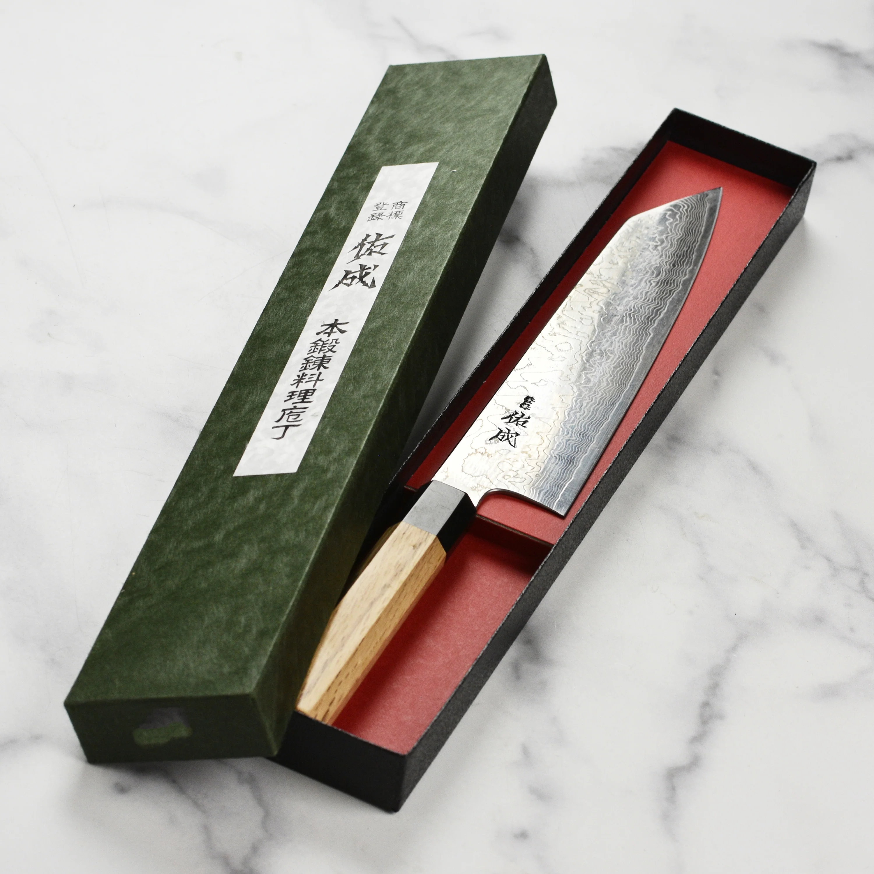 Sukenari SG2 Damascus 9.4" Kiritsuke - Image 6
