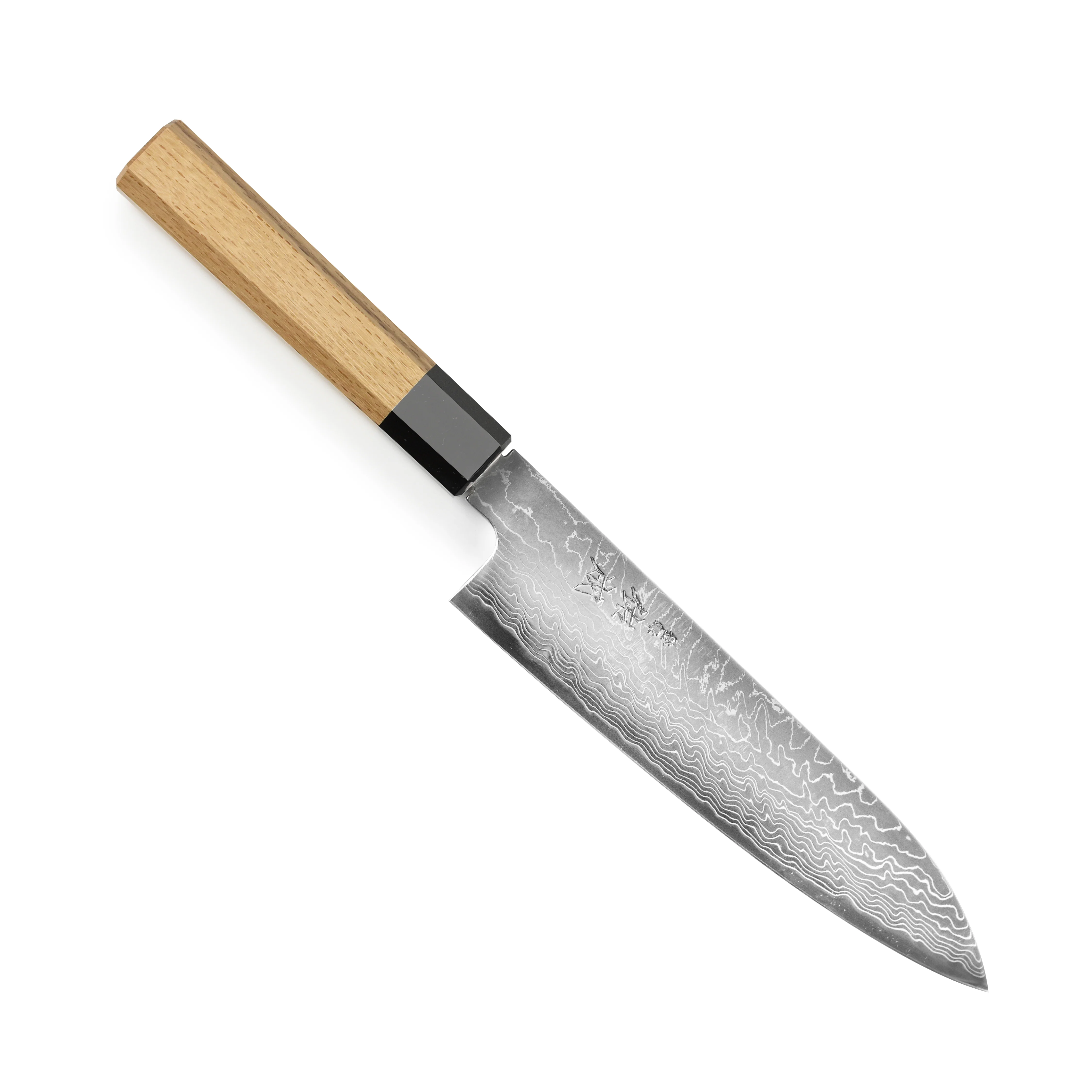 Sukenari SG2 Damascus 7.7" Santoku - Image 7