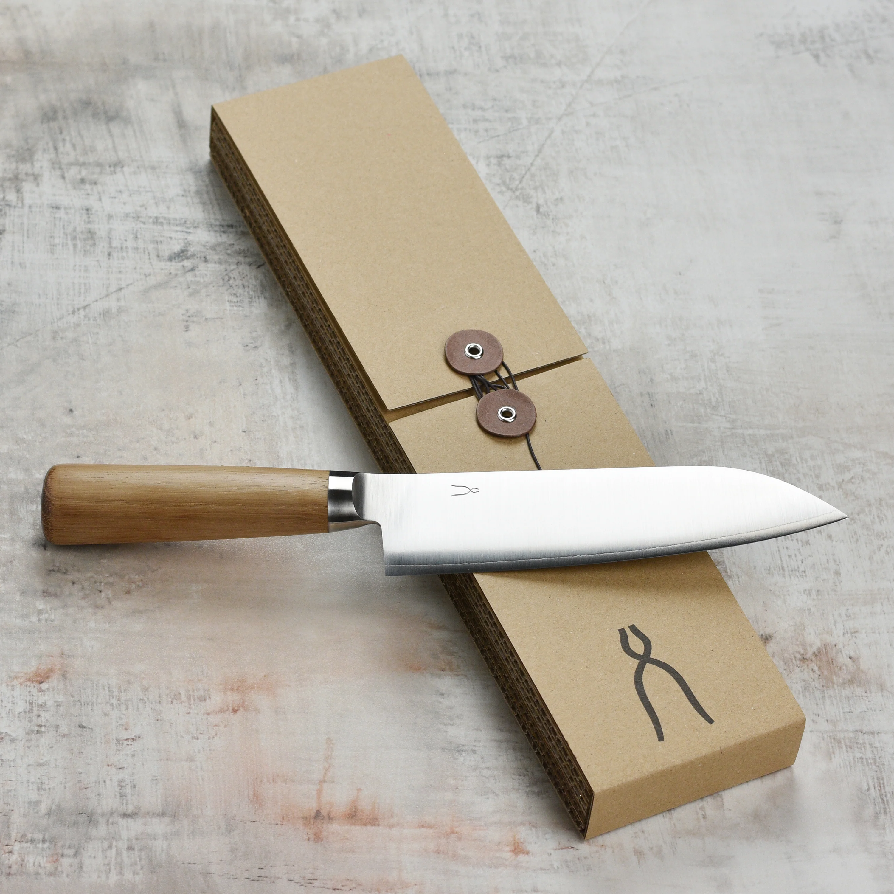 Tadafusa Hocho Kobo 6.7" Santoku Knife - Image 6