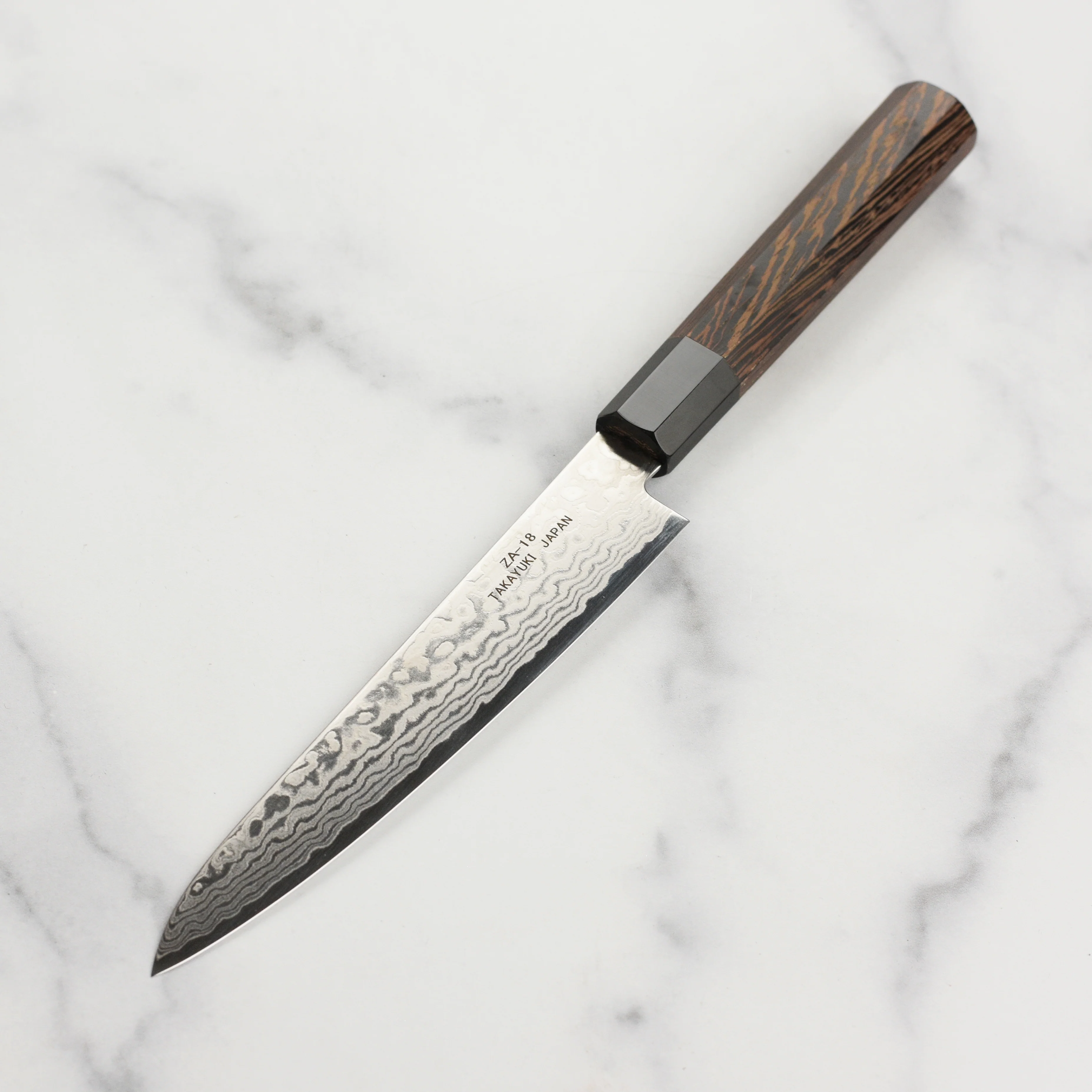 Takayuki Ginga ZA-18 Damascus 5.9" Petty - Image 11