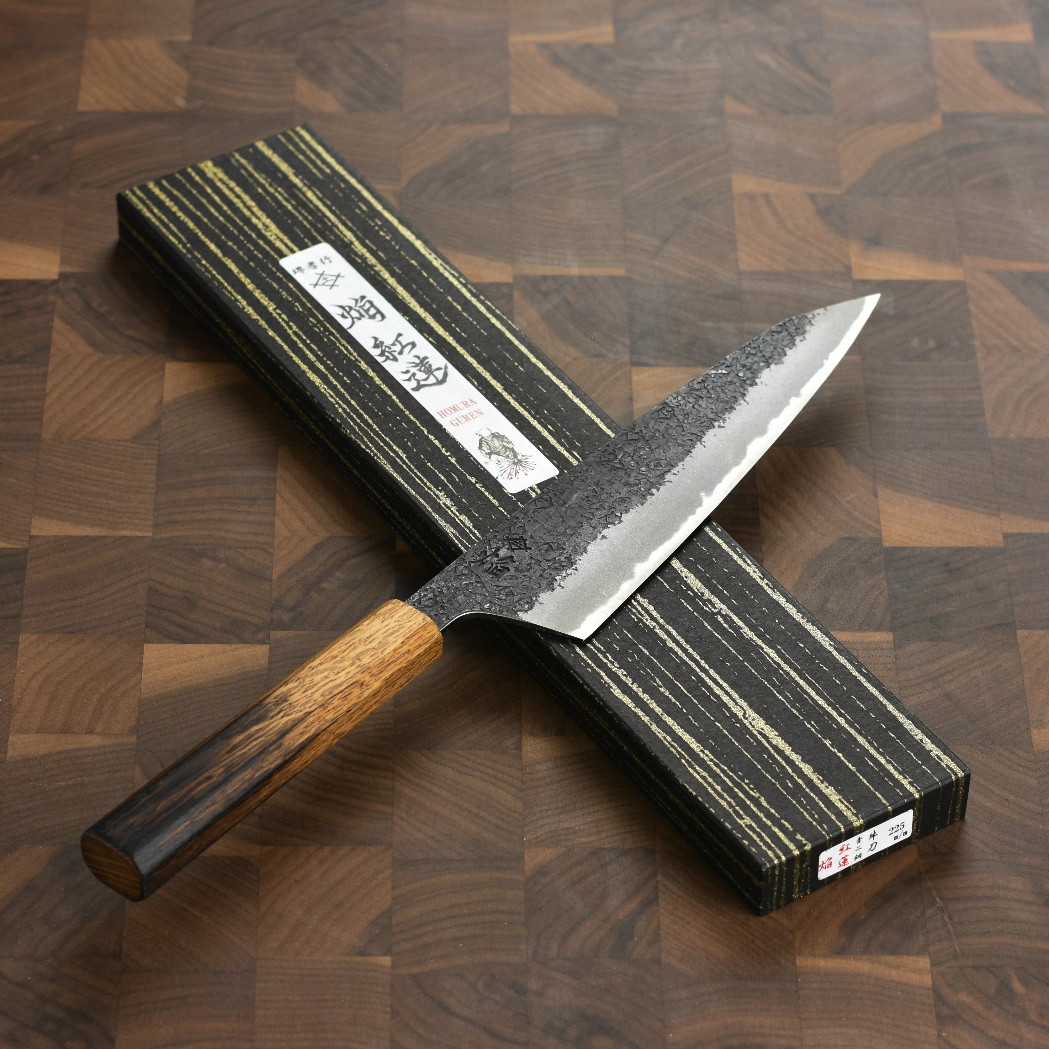 Takayuki x Itsuo Doi Homura Guren Aogami #2 8.9" Gyuto - Image 5