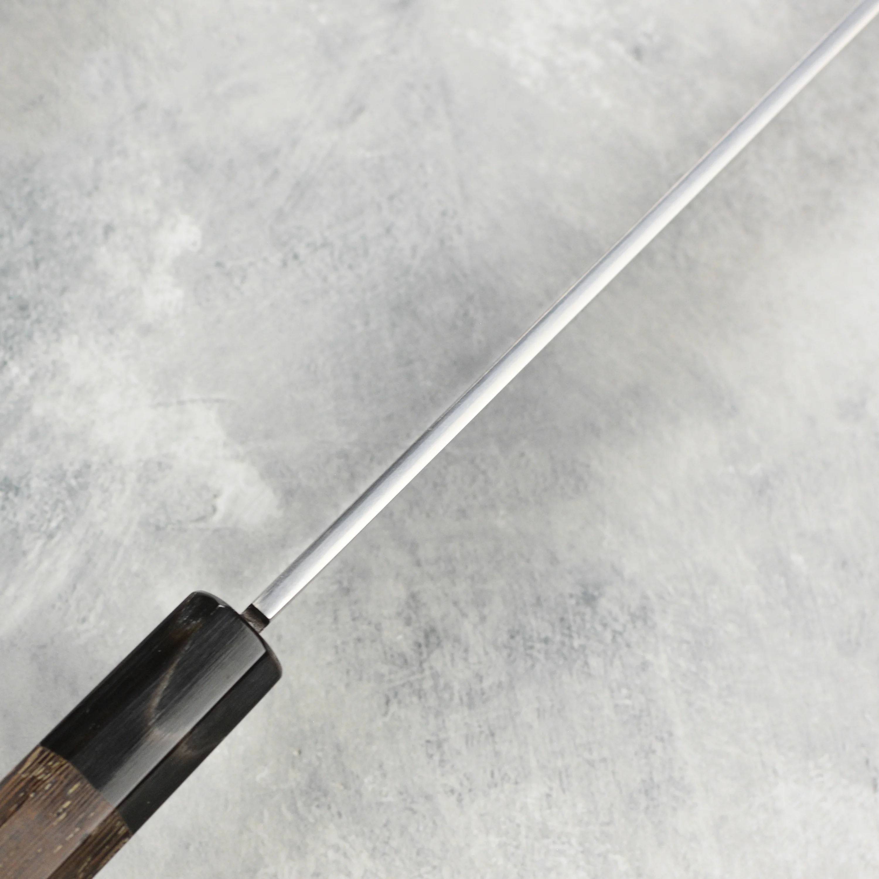 Takayuki Zangetsu Ginsan Single-Bevel 11.8" Sakimaru Takohiki with Saya - Image 5
