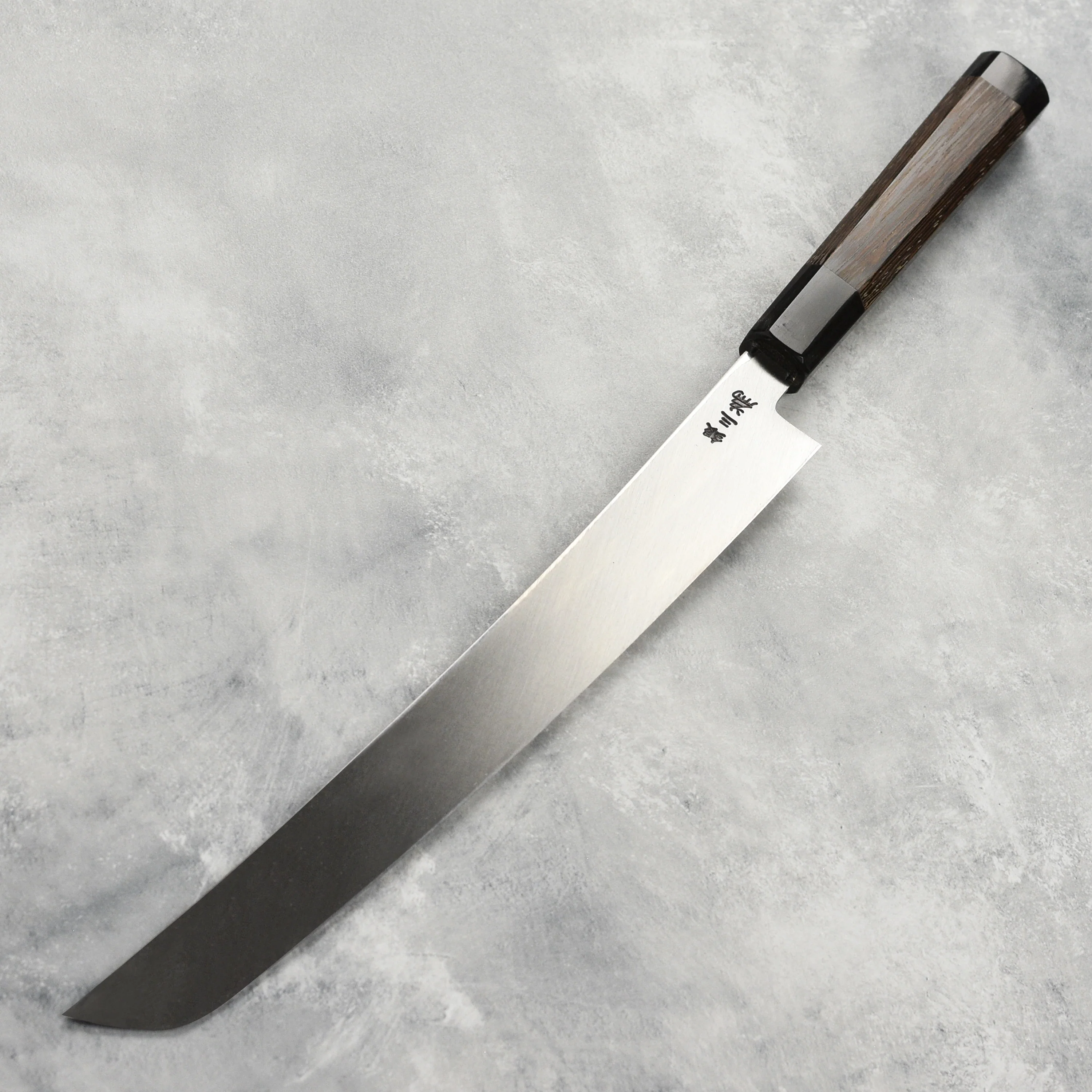 Takayuki Zangetsu Ginsan Single-Bevel 11.8" Sakimaru Takohiki with Saya - Image 6