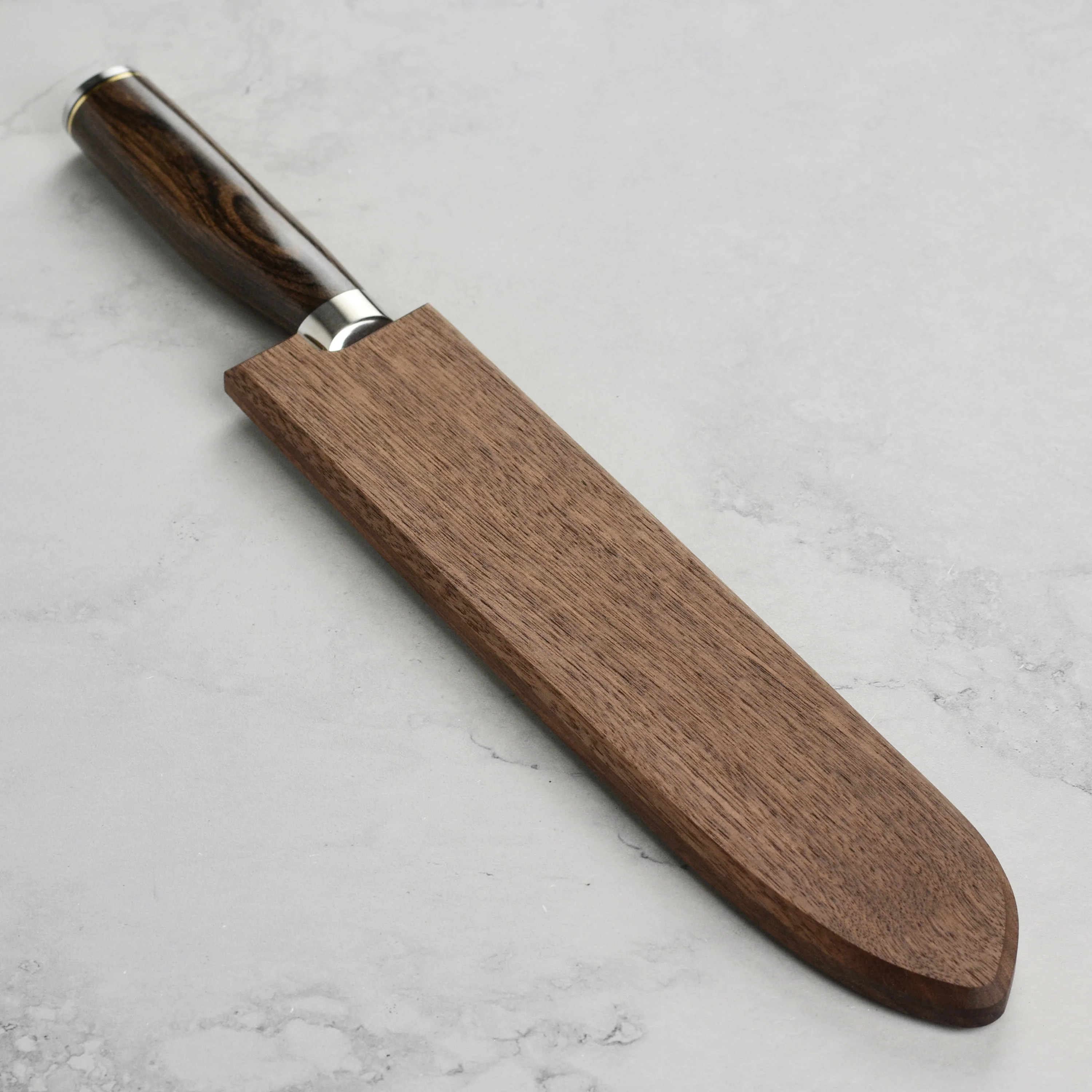 Walnut Magnetic Saya for 9" Bread Knives, Walnut - Image 4