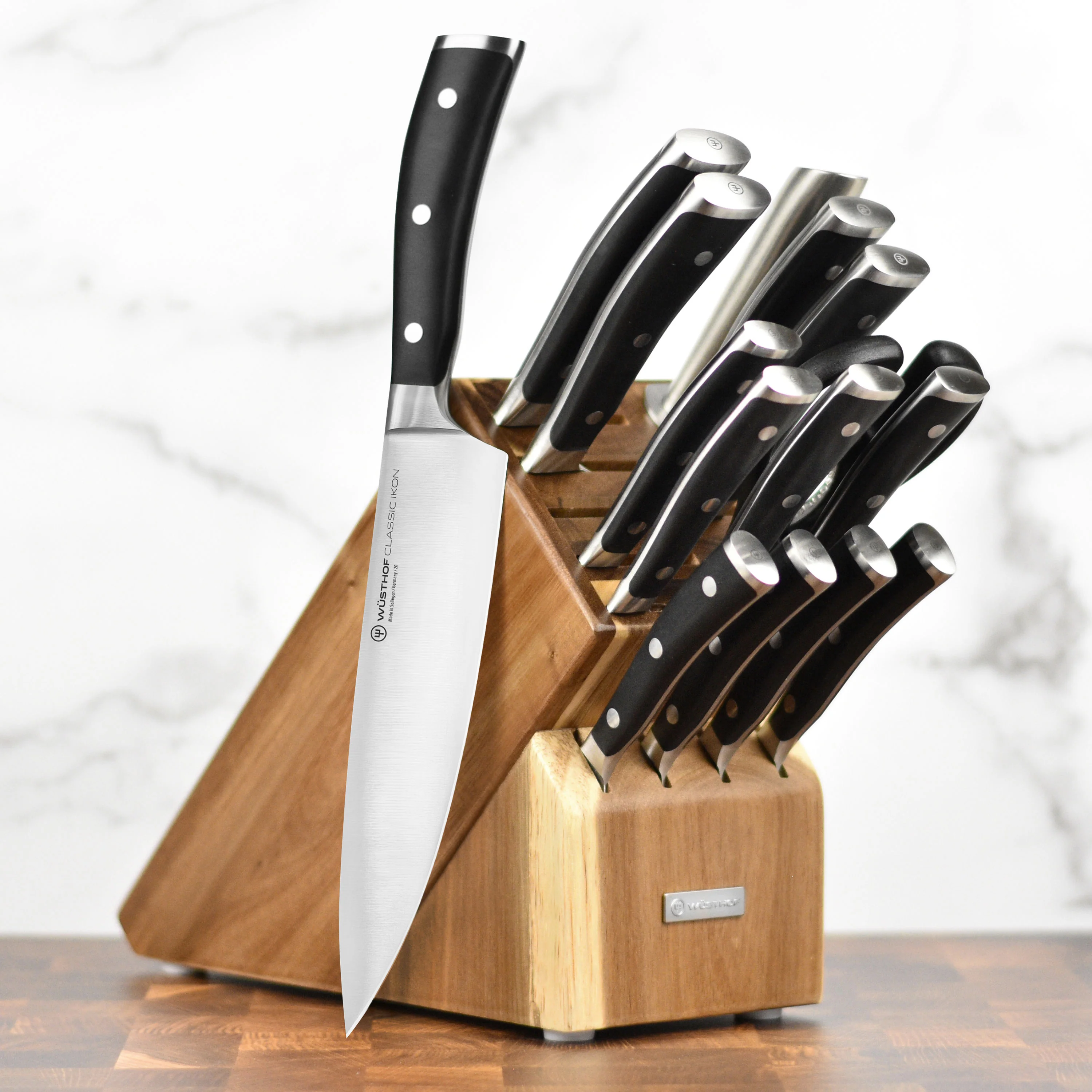 Wusthof 15 Slot Acacia Knife Block - Image 7