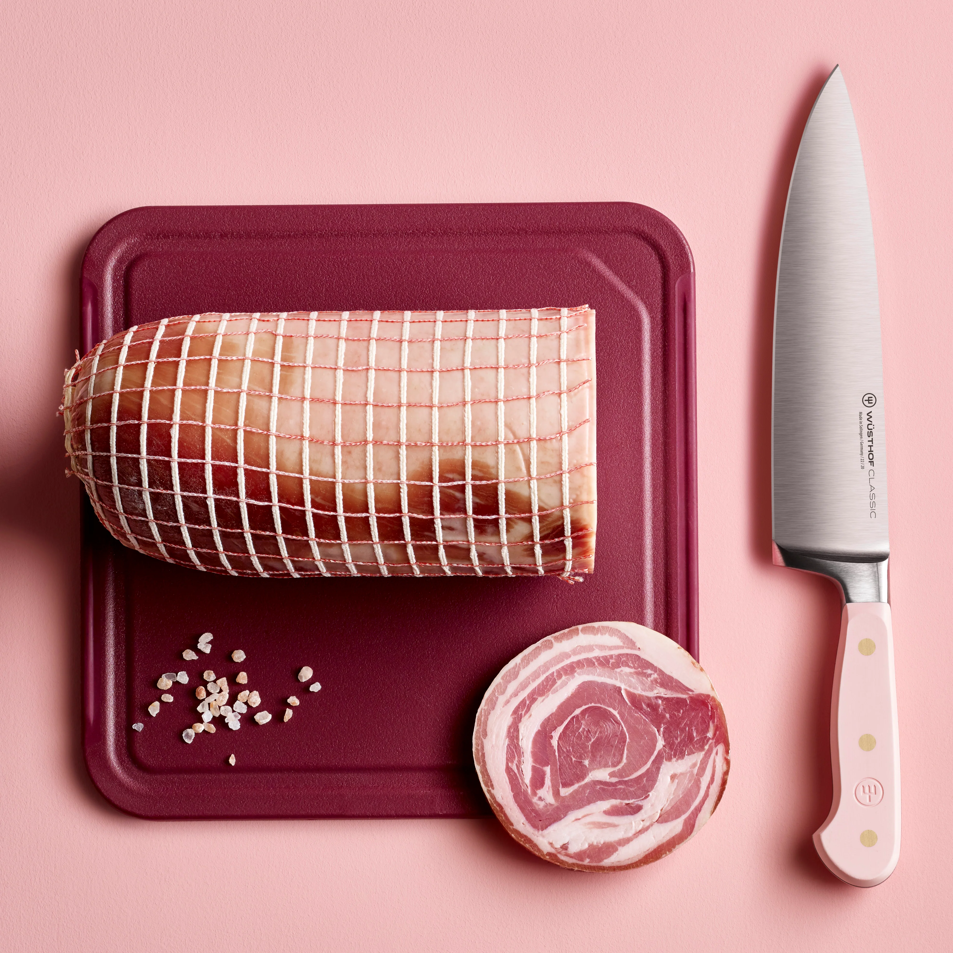 Wusthof Classic Pink Himalayan Salt 8" Chef's Knife - Image 5