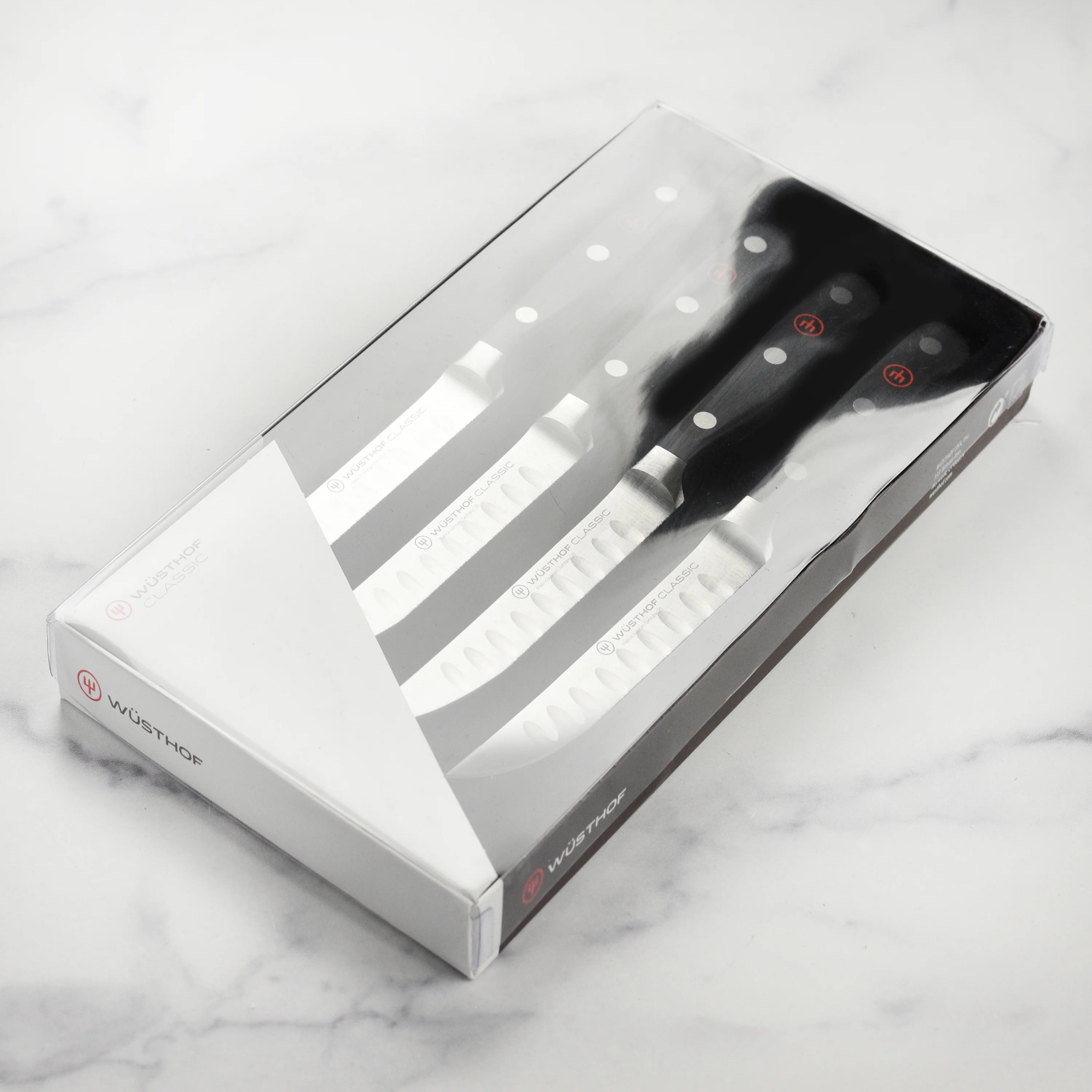 Wusthof Classic 4 Piece Hollow Edge Steak Knife Set - Image 6