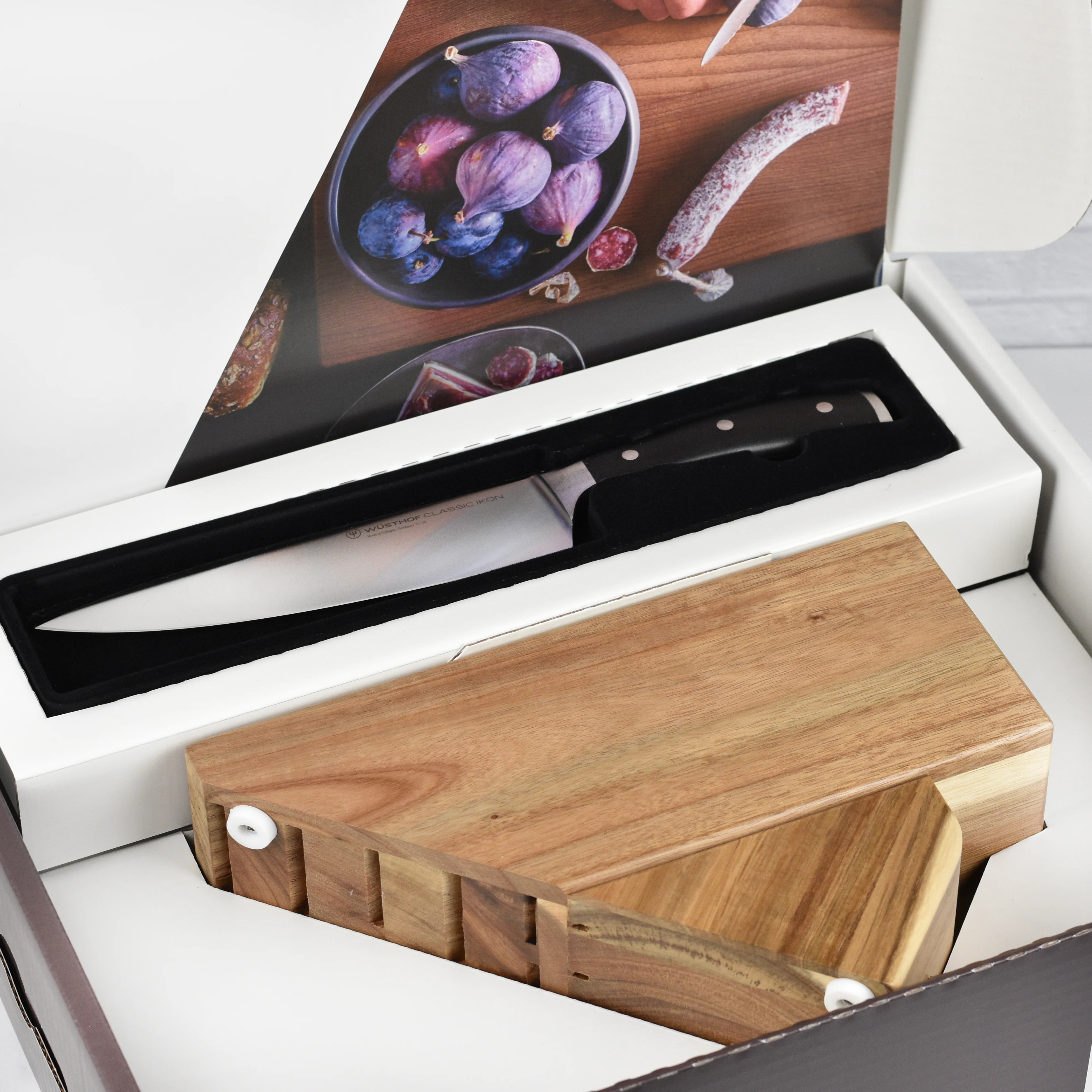 Wusthof Classic Ikon 8 Piece Acacia Knife Block Set - Image 11