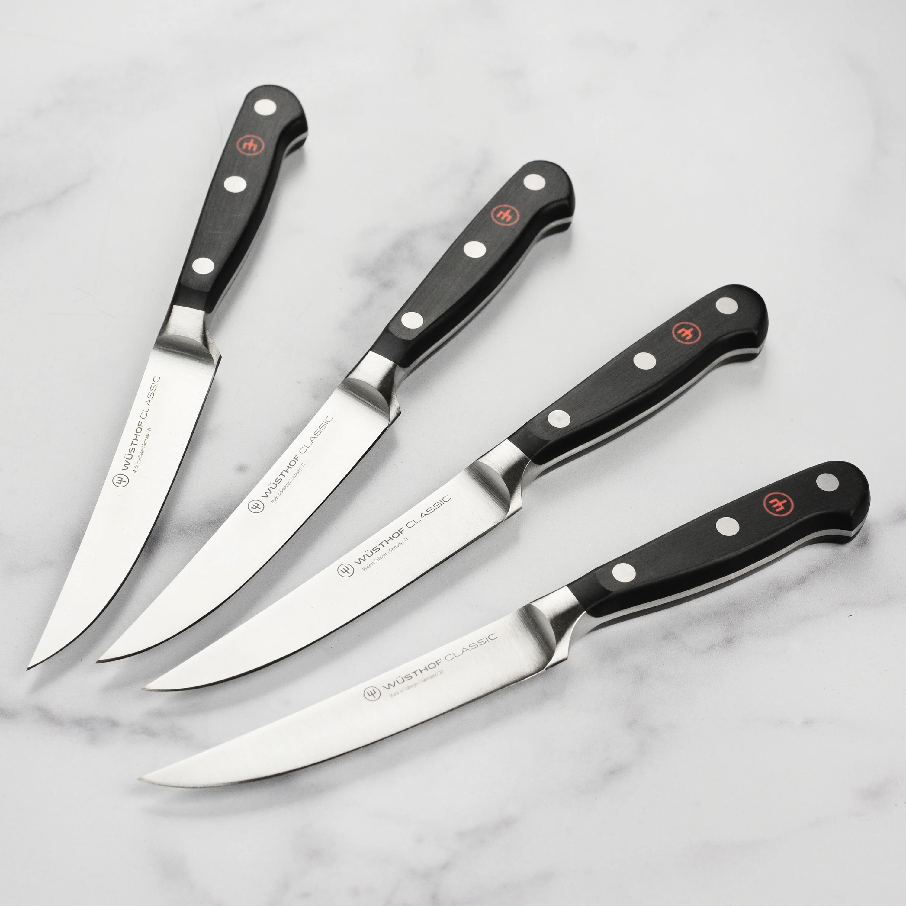 Wusthof Classic 4 Piece Steak Knife Set with Wood Case - Image 6