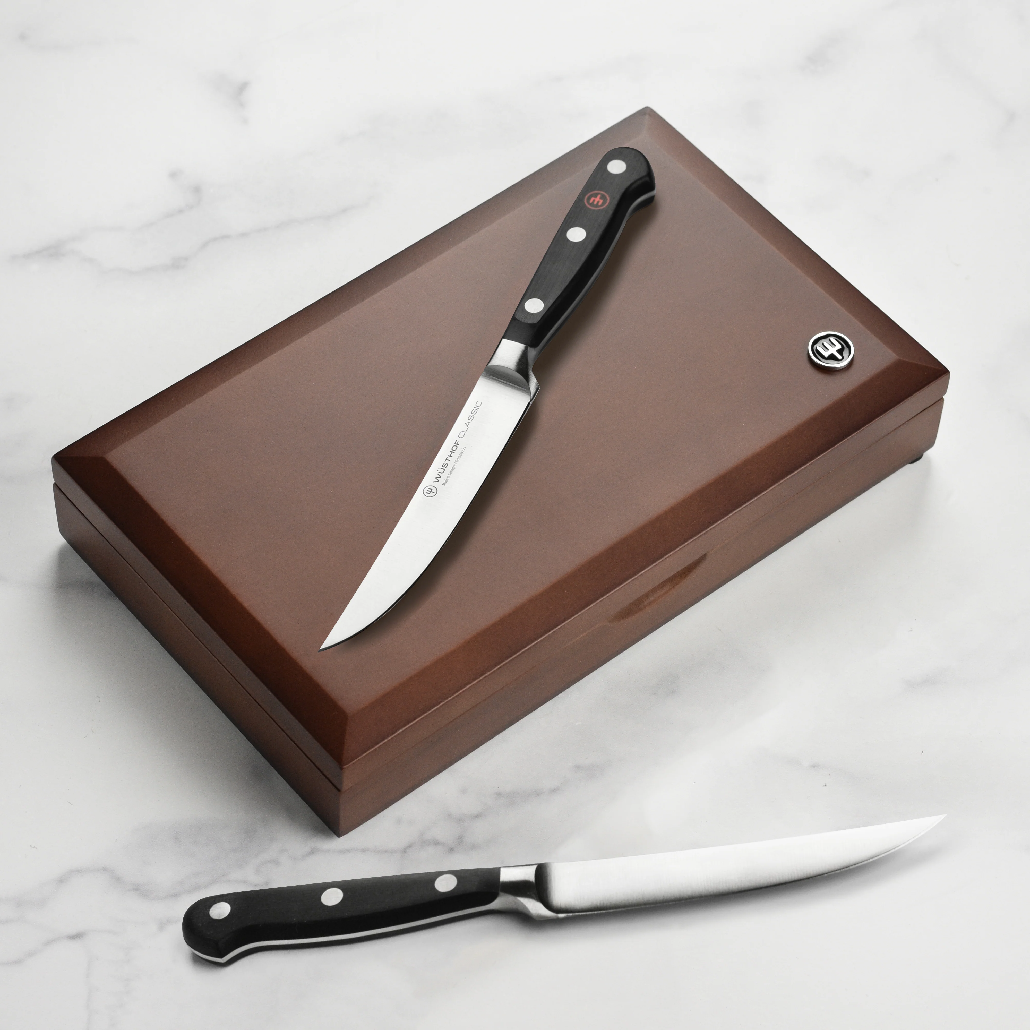 Wusthof Classic 6 Piece Steak Knife Set with Wood Case - Image 5