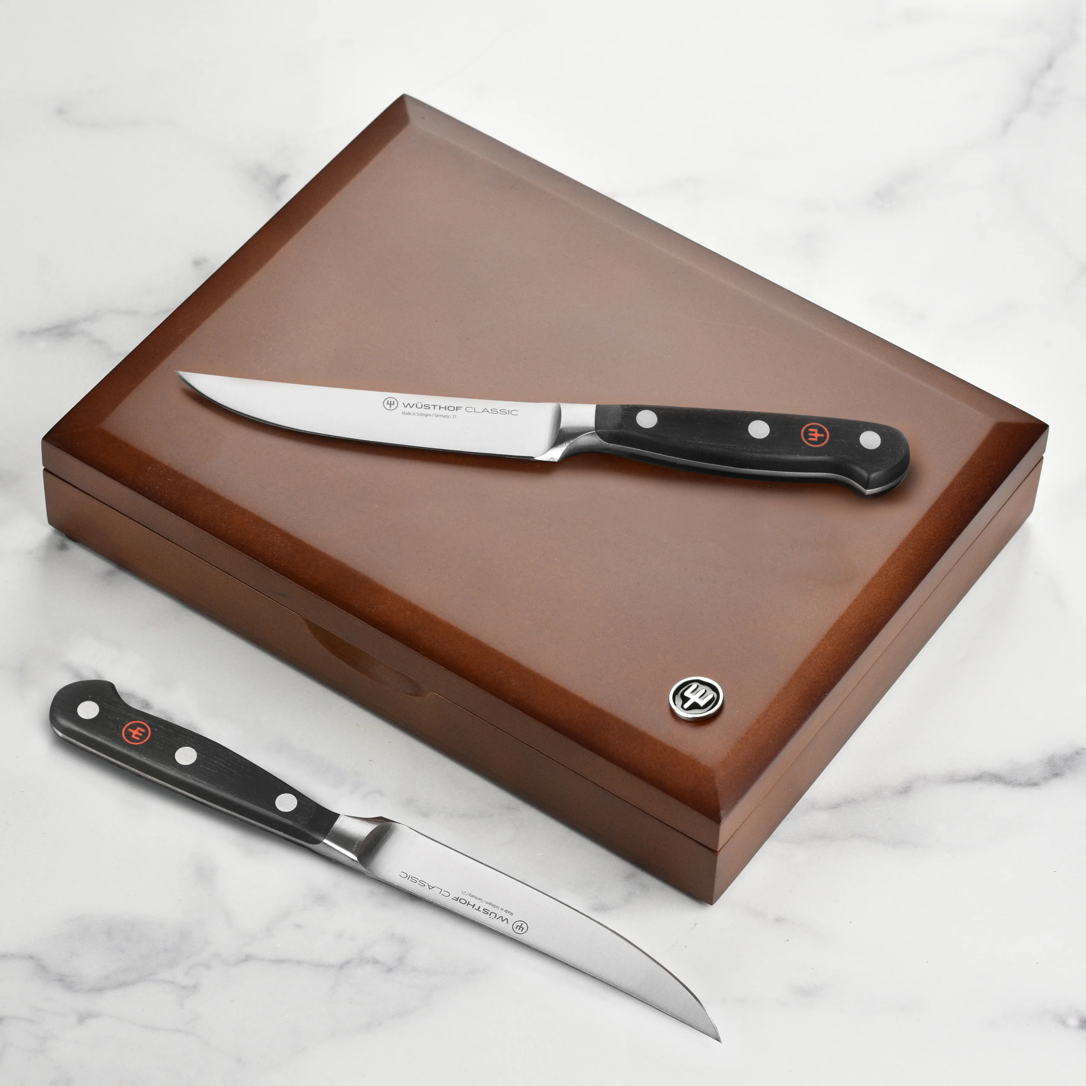Wusthof Classic 8 Piece Steak Knife Set with Wood Case - Image 5