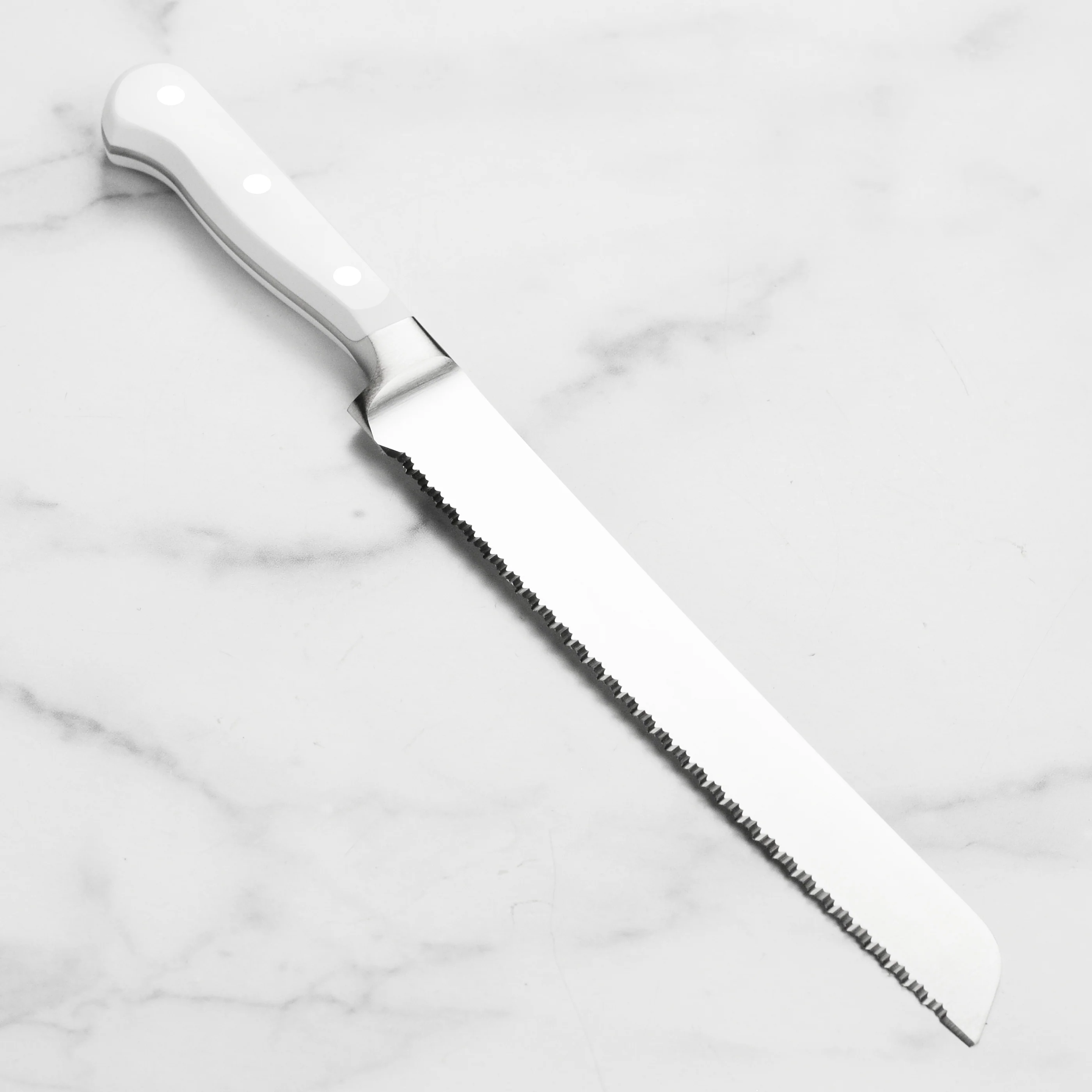 Wusthof Classic White 9" Double Serrated Bread Knife - Image 4