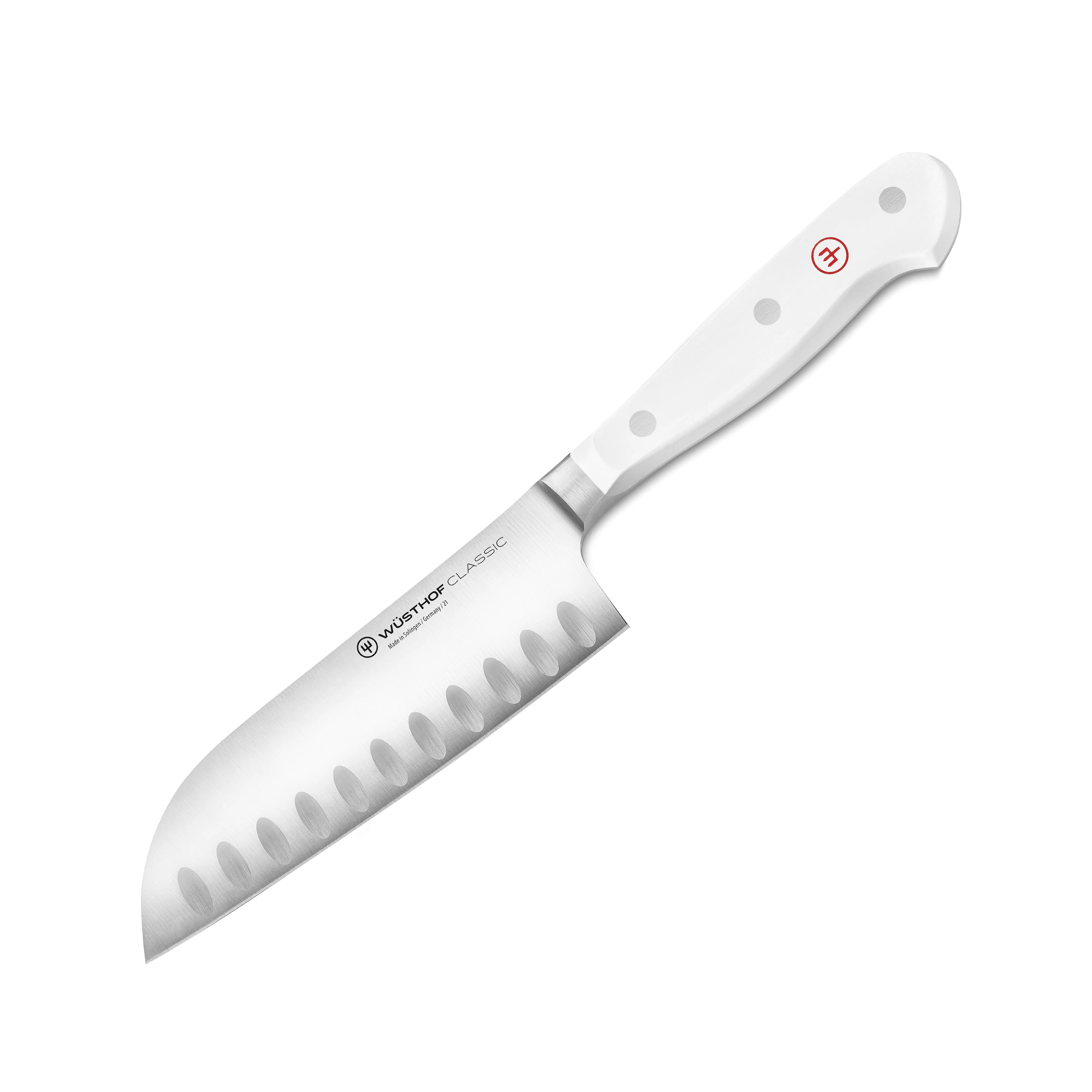 Wusthof Classic White 5" Hollow Edge Santoku Knife - Image 4